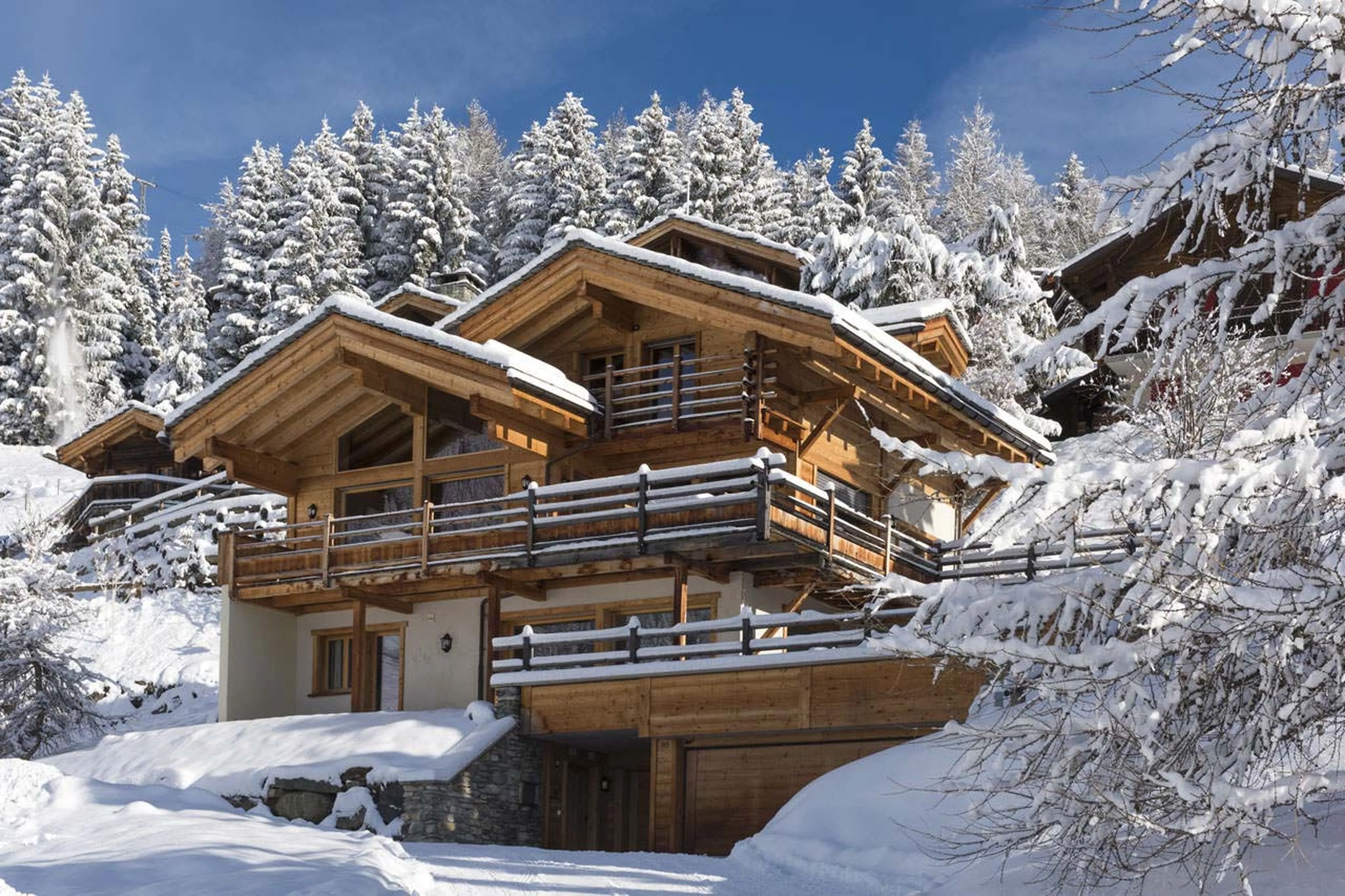 Exterior of Chalet Rock in Verbier