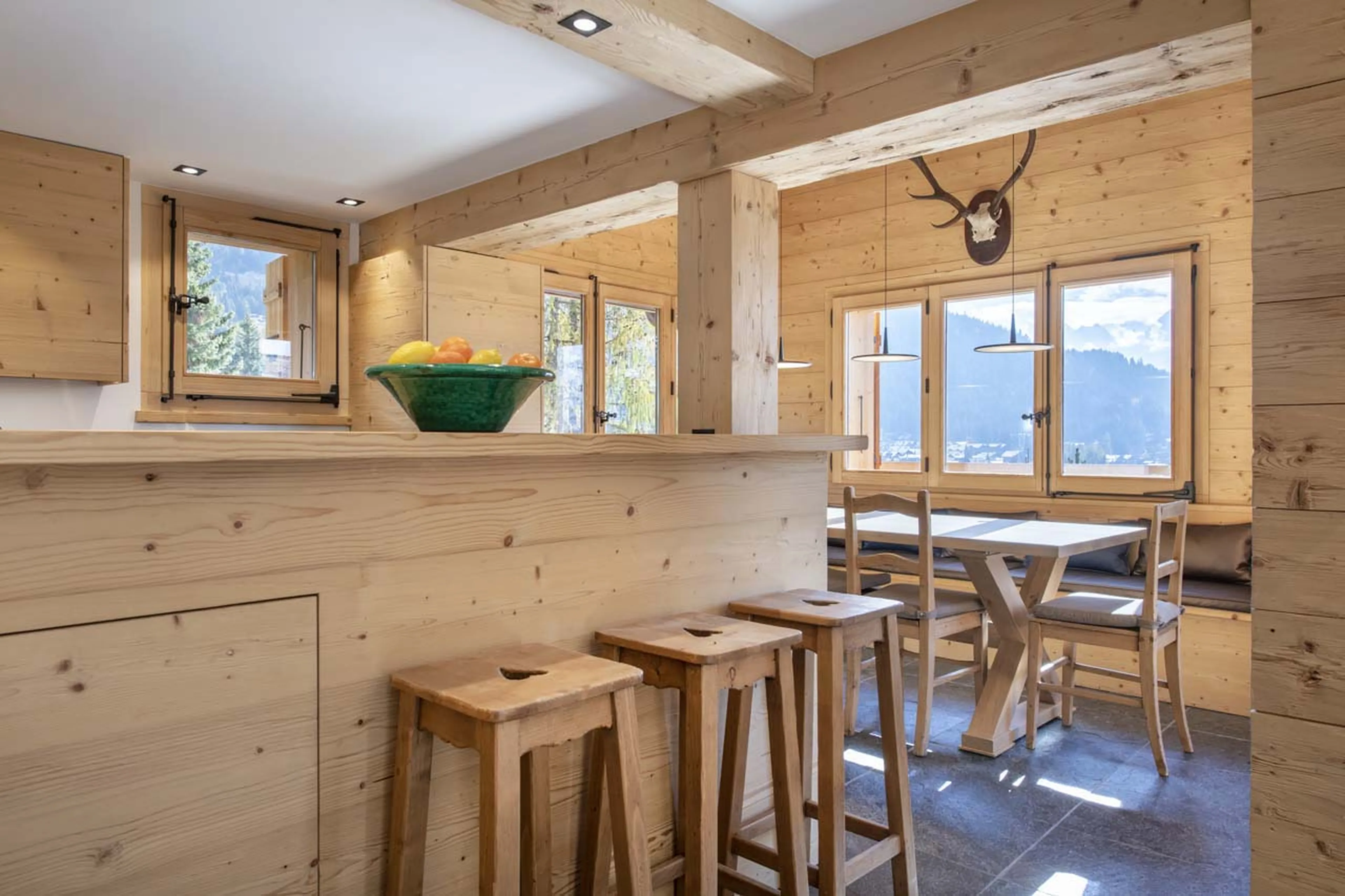 Kitchen at Chalet Roselle in Verbier
