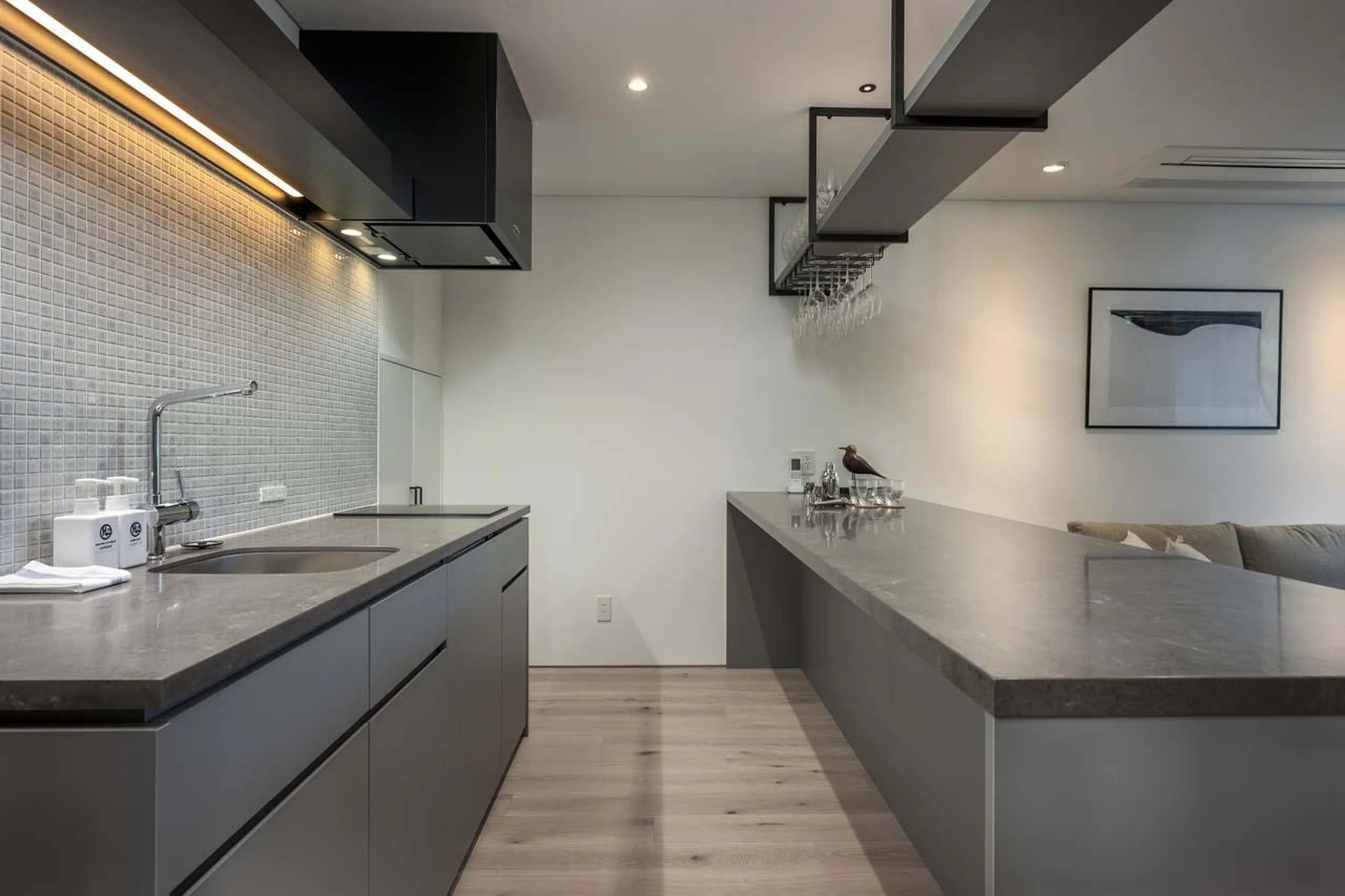 Well-equipped kitchen at Chalet Ryoun in Niseko
