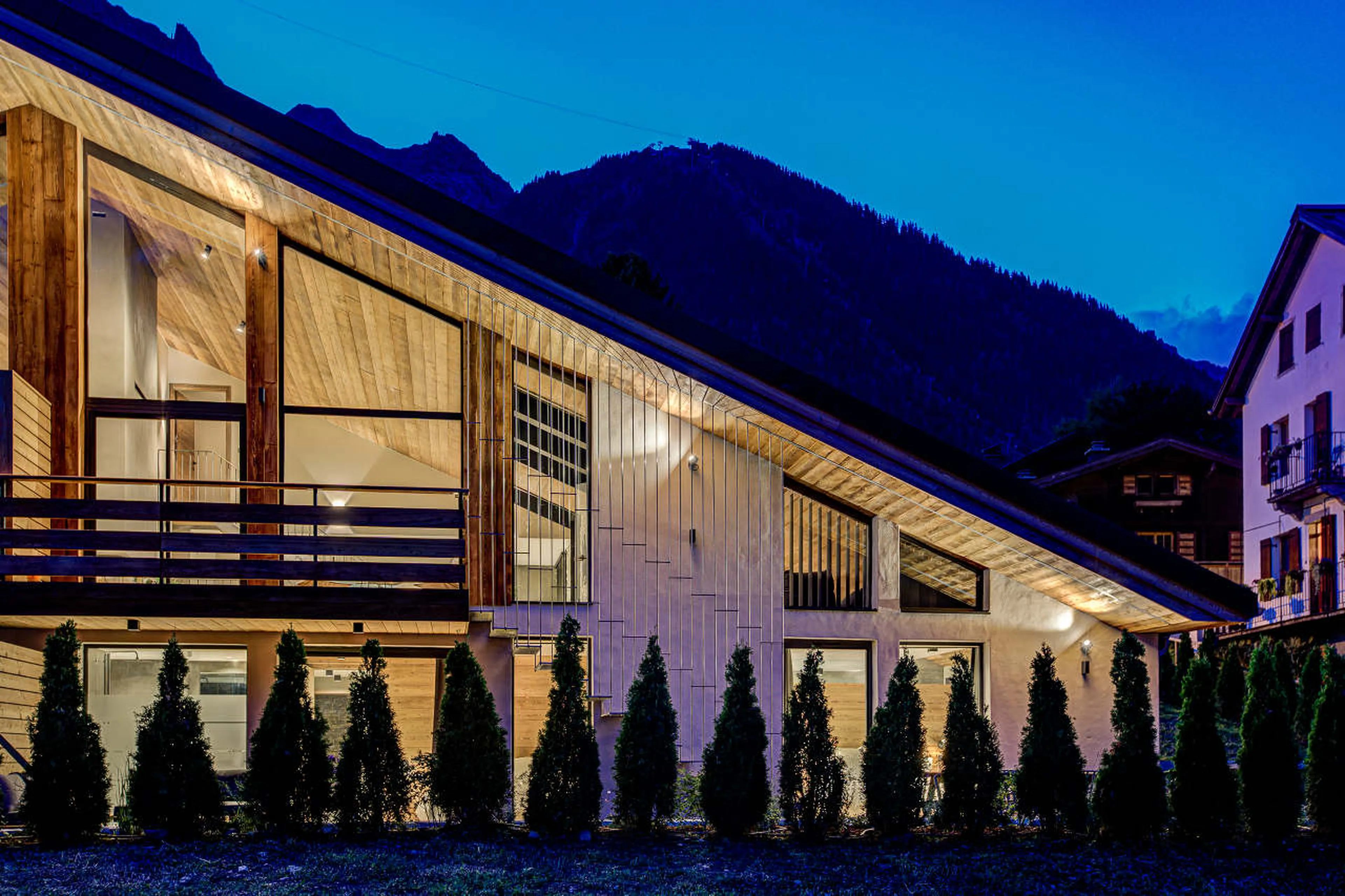 Exterior of Chalet Rytola in Chamonix
