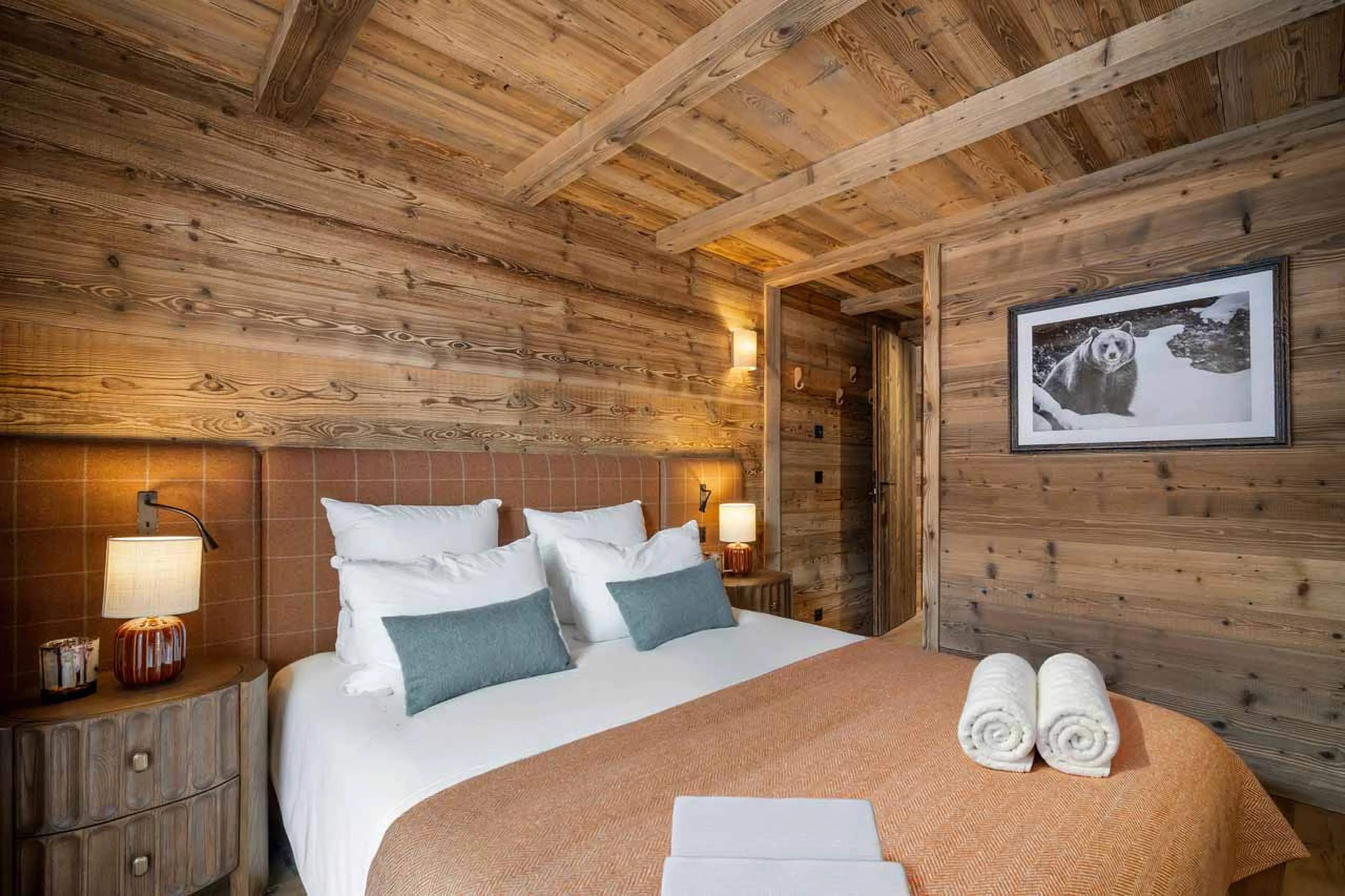 Bedroom 1 at Chalet Sable Blanc in Saint Martin de Belleville
