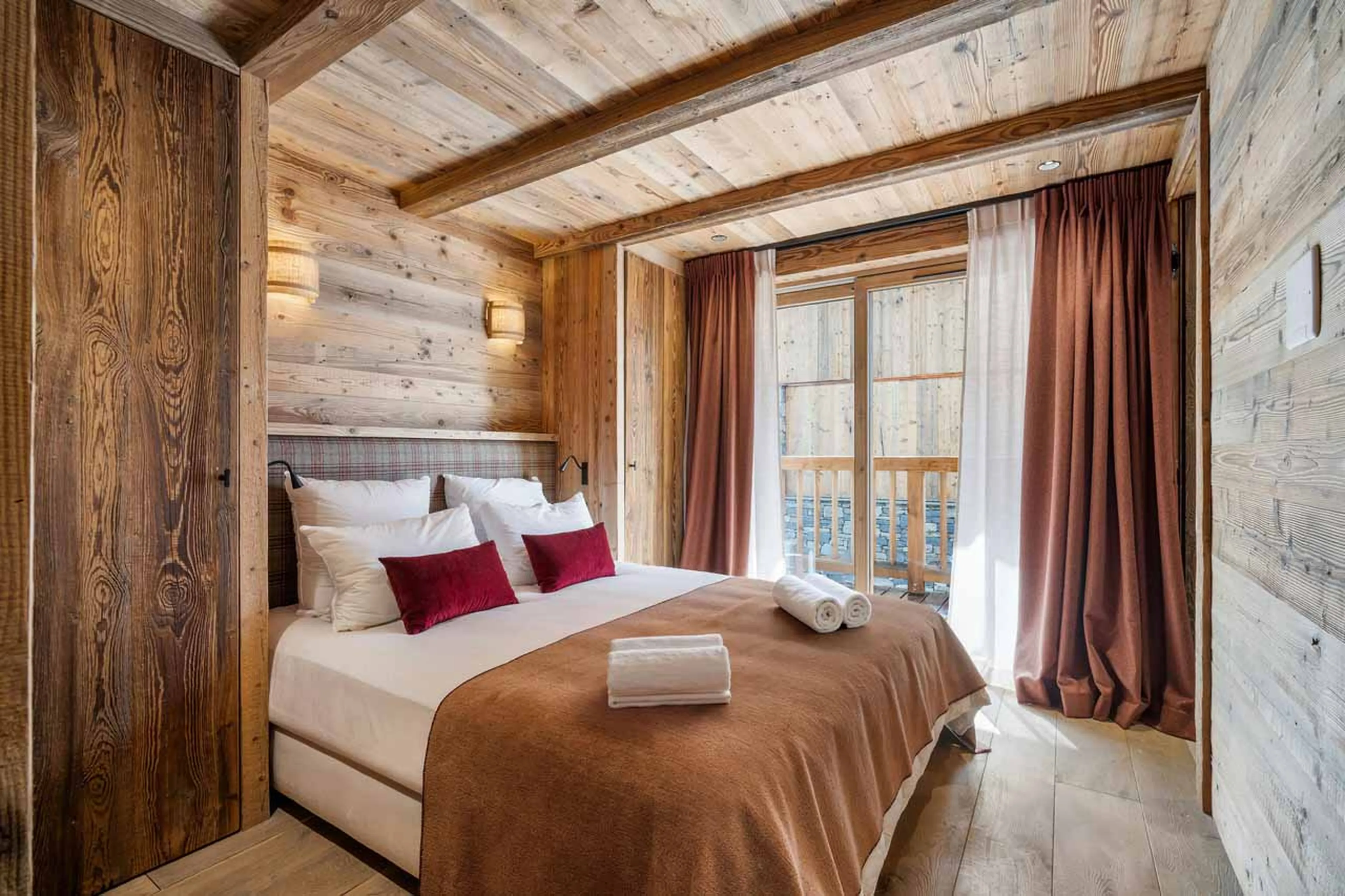 Bedroom 2 at Chalet Sable Blanc in Saint Martin de Belleville
