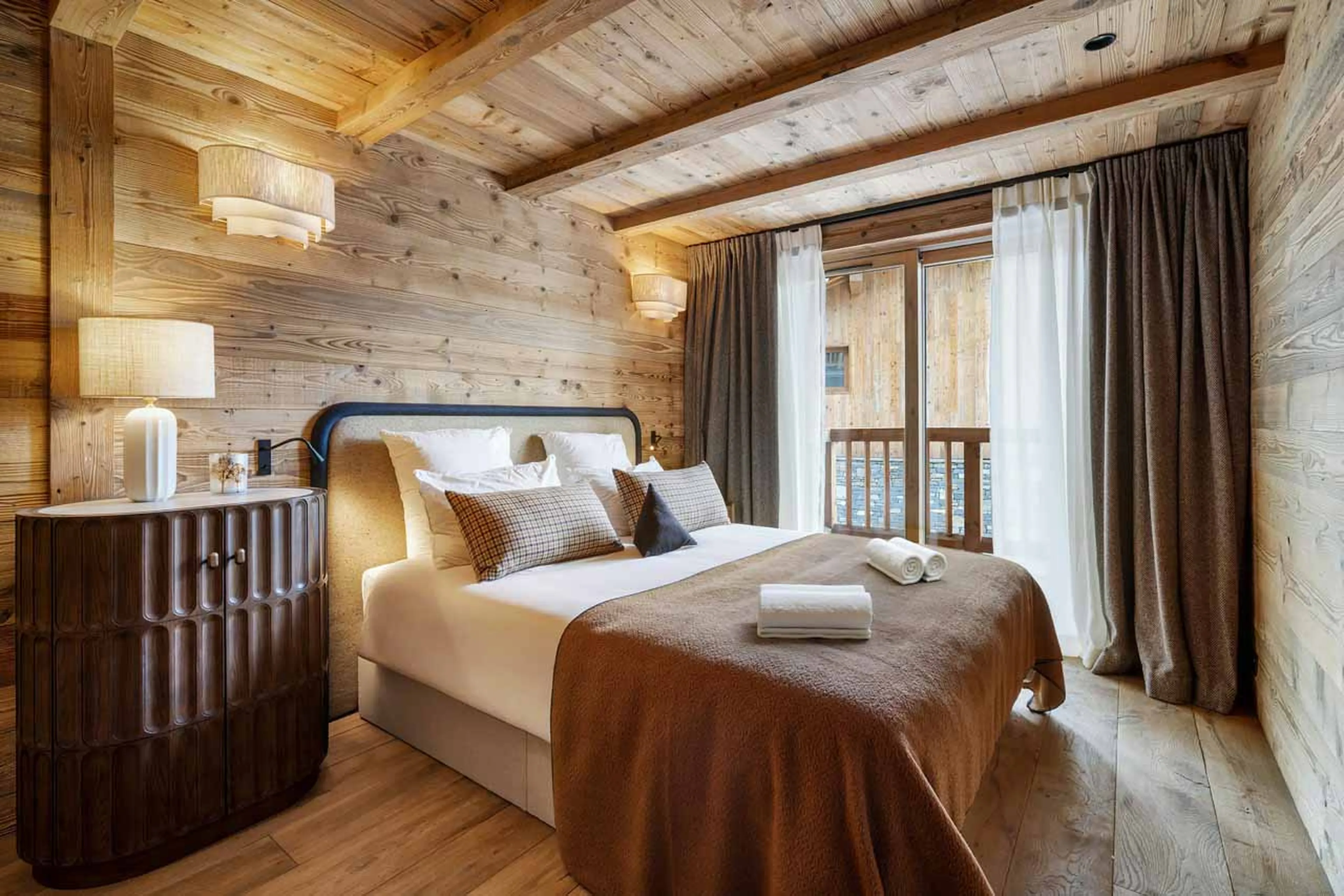 Bedroom 3 at Chalet Sable Blanc in Saint Martin de Belleville