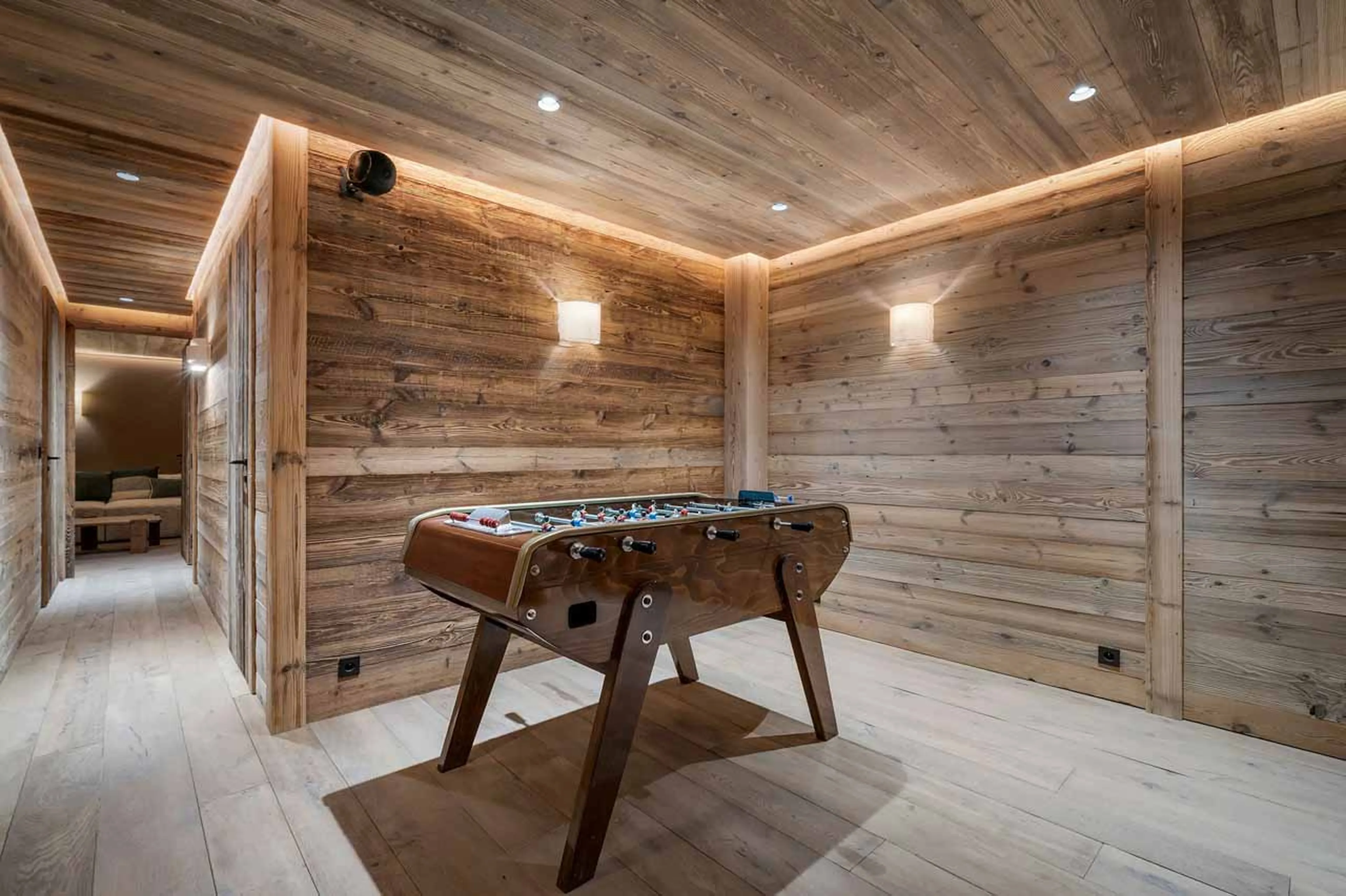 Games room at Chalet Sable Blanc in Saint Martin de Belleville