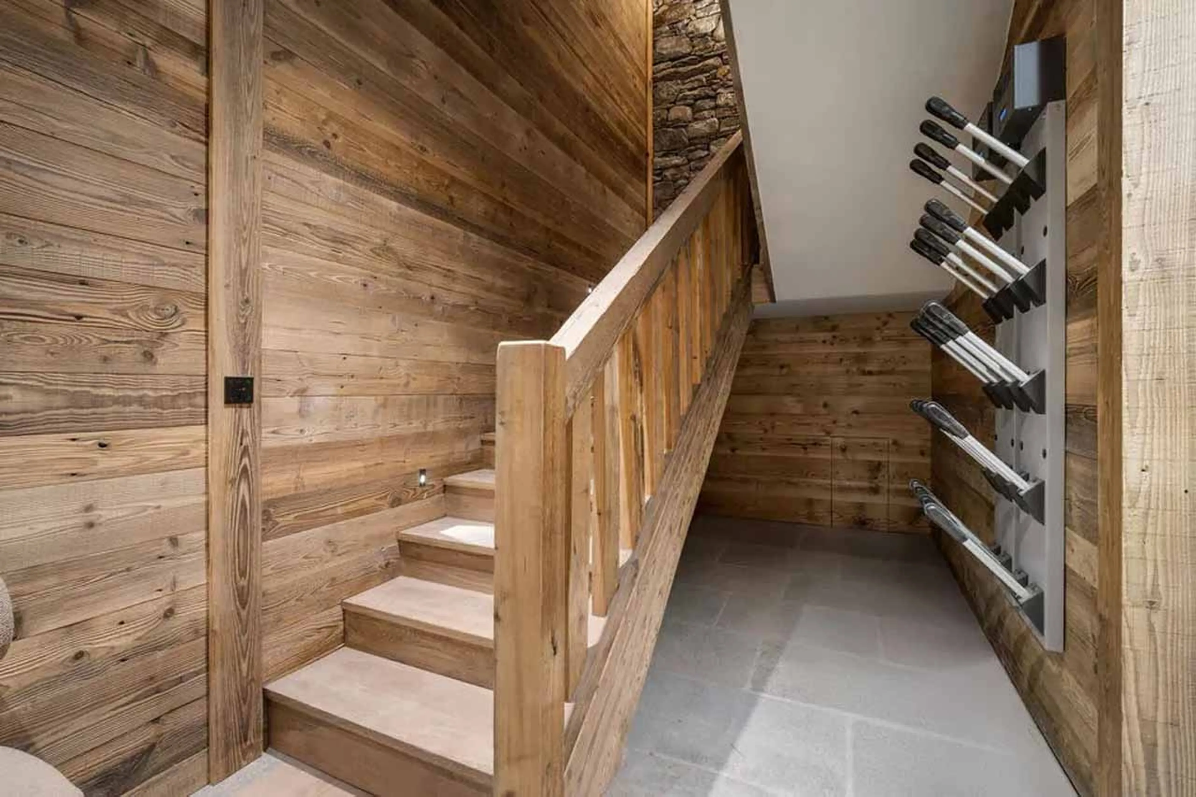 Ski room at Chalet Sable Blanc in Saint Martin de Belleville