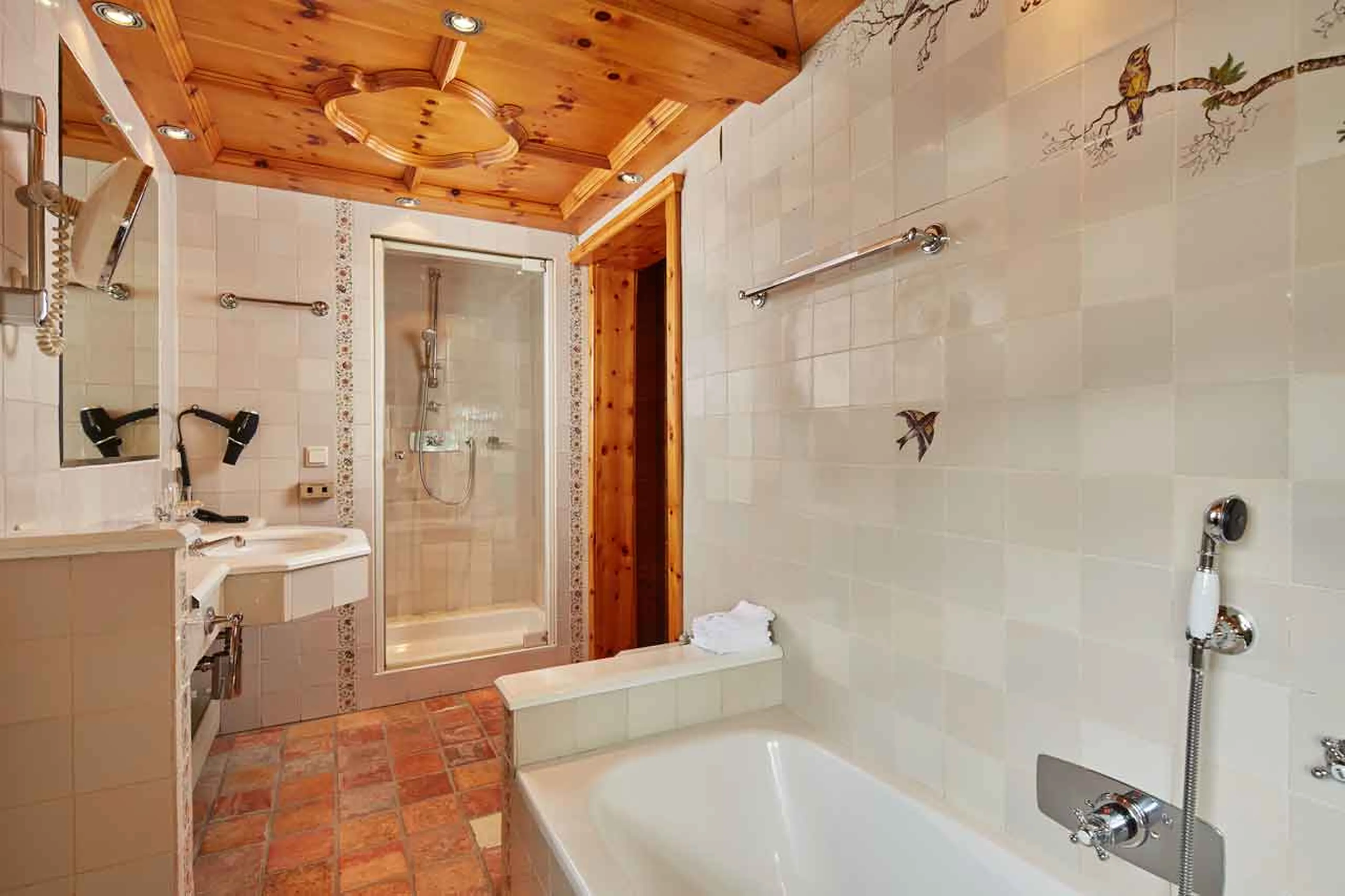 Bathroom at Chalet Saege in Lech