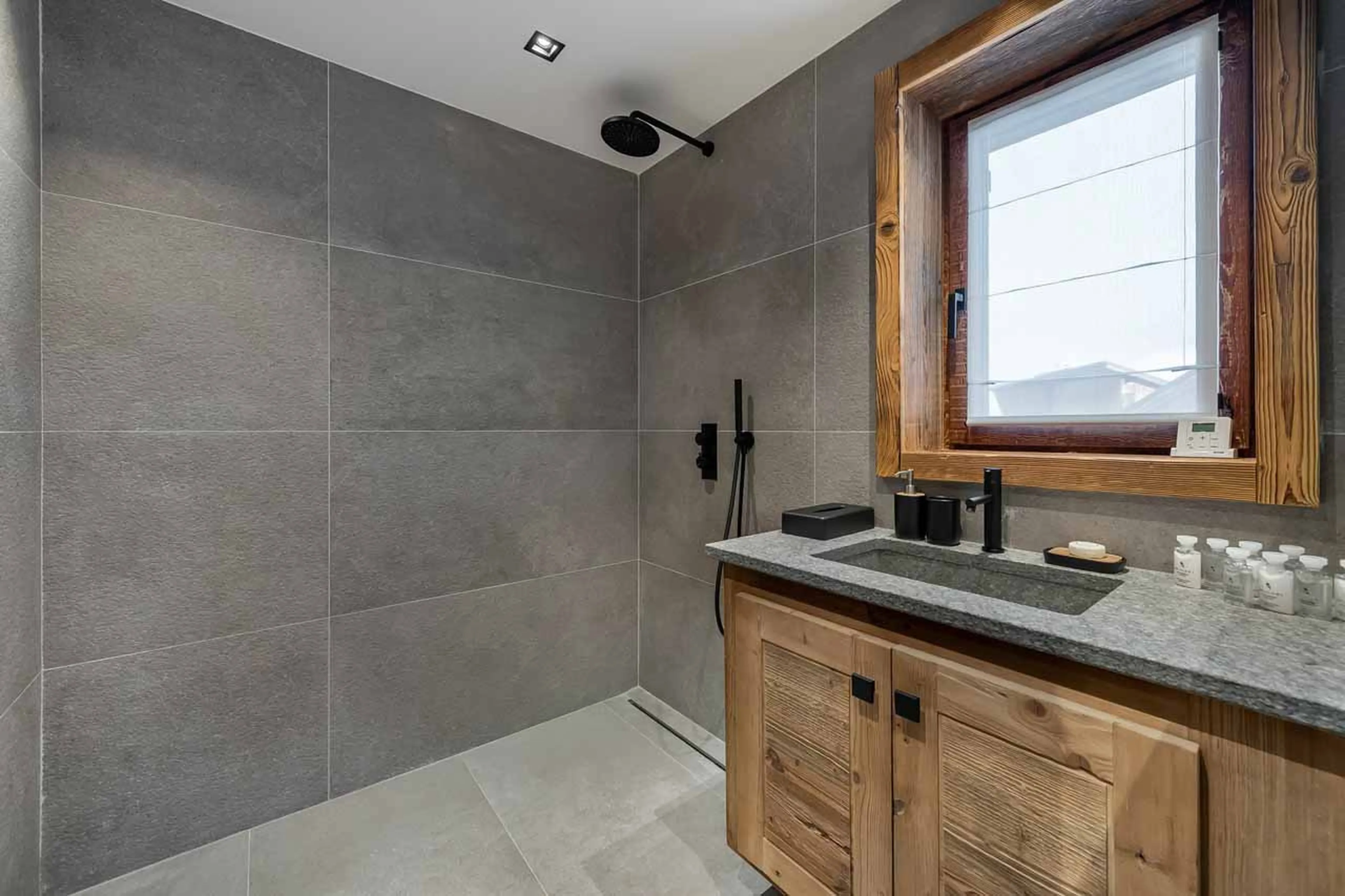 Shower room at Chalet San Pietro in Courchevel 1850