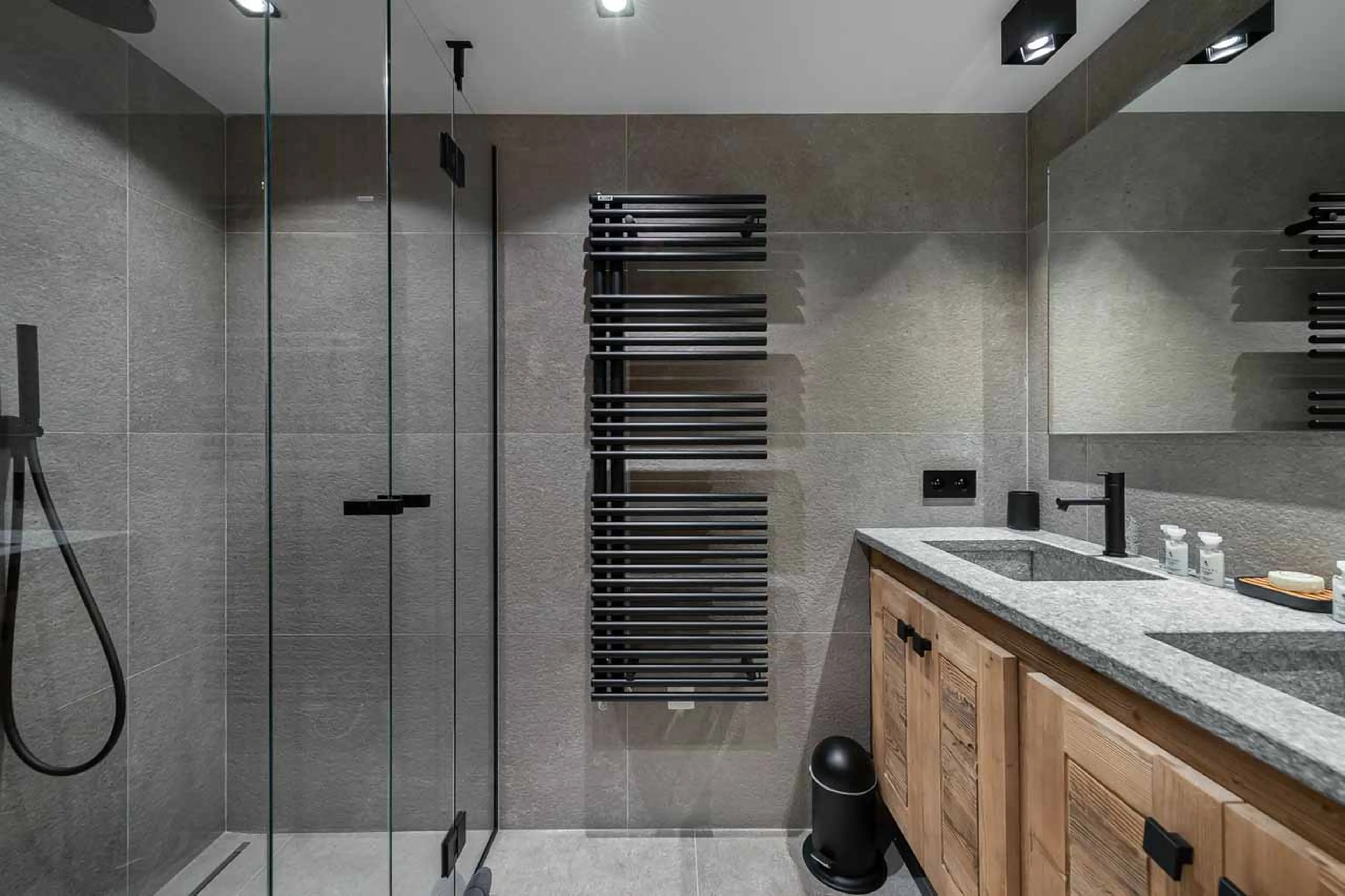 Bathroom three at Chalet San Pietro in Courchevel 1850