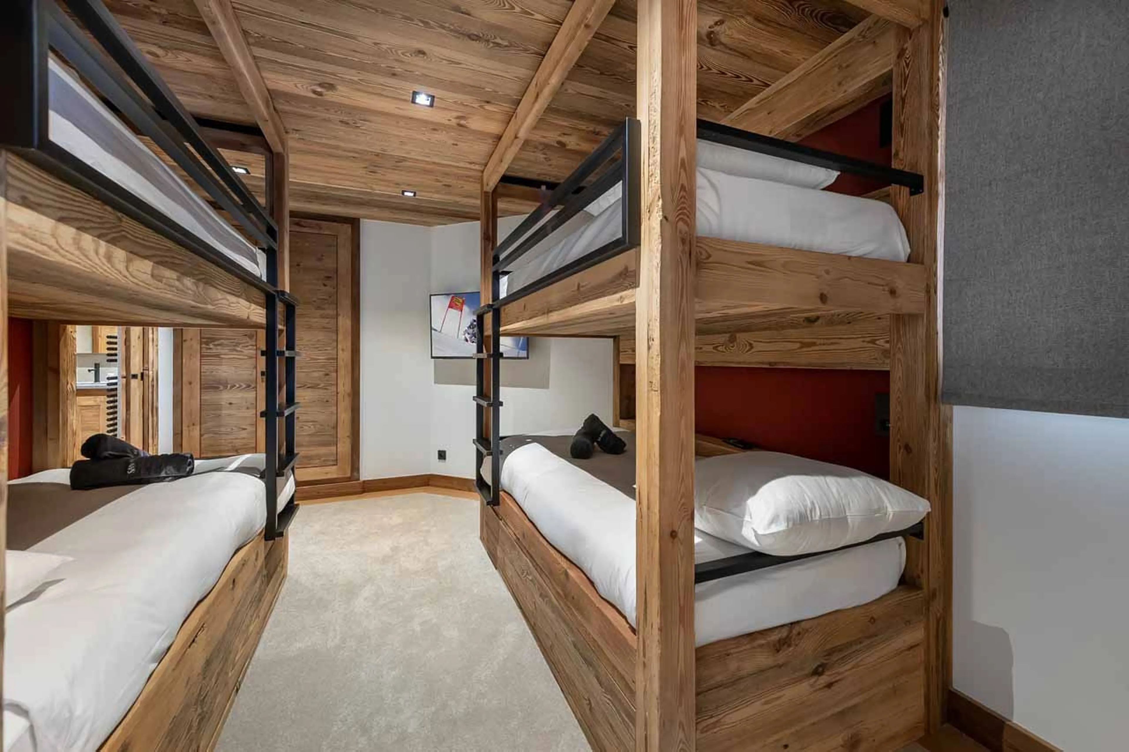 Bunk beds at Chalet San Pietro in Courchevel 1850