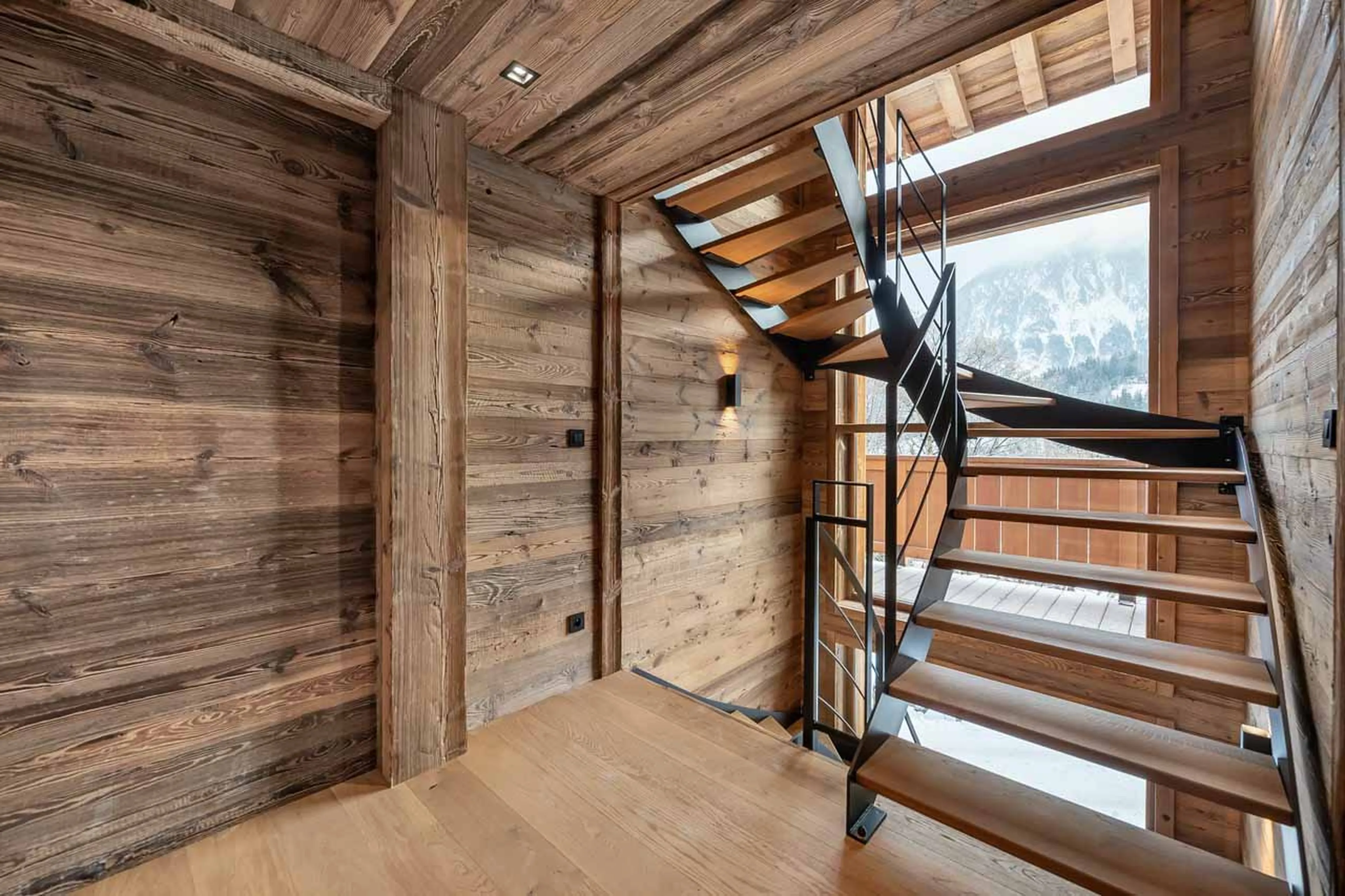 Staircase at Chalet San Pietro in Courchevel 1850