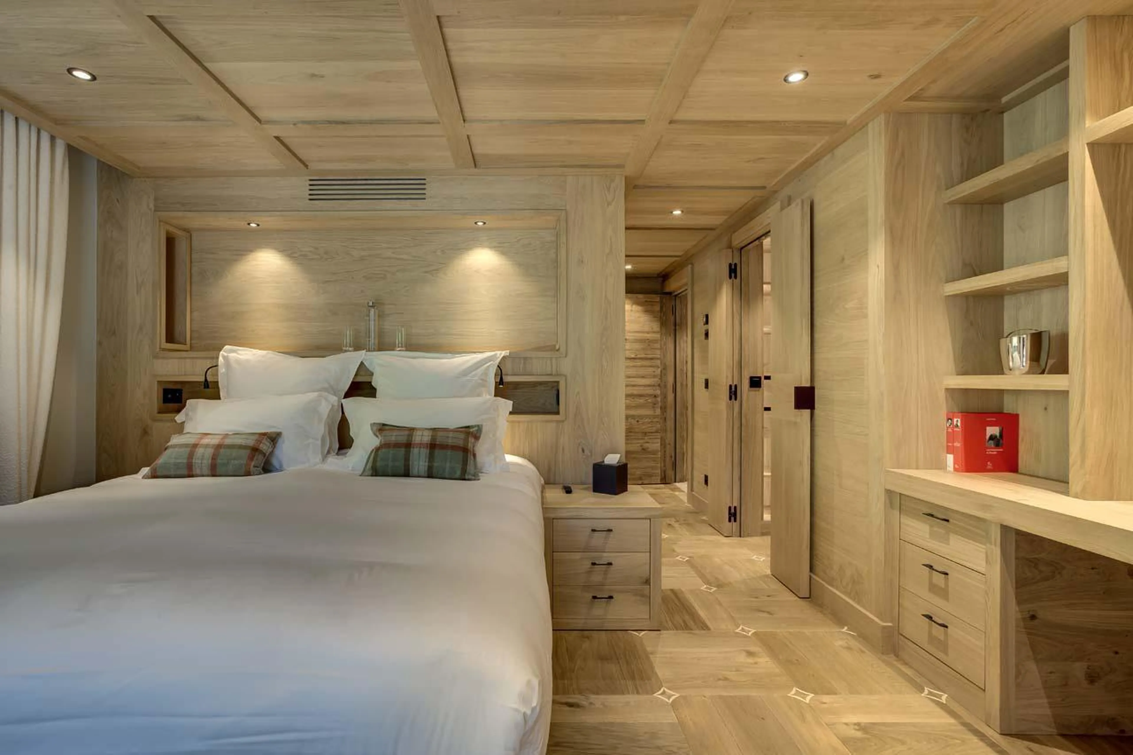 Bedroom three in Chalet Saphir in Chamonix