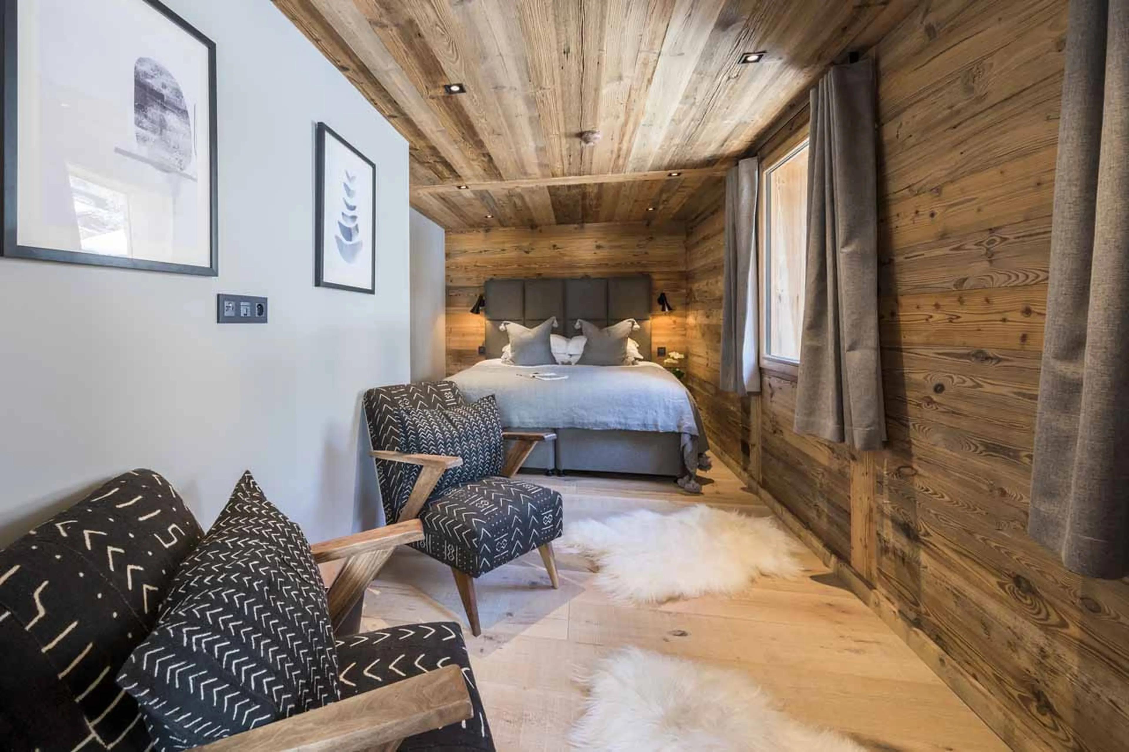 Bedroom one at Little Gem Morzine