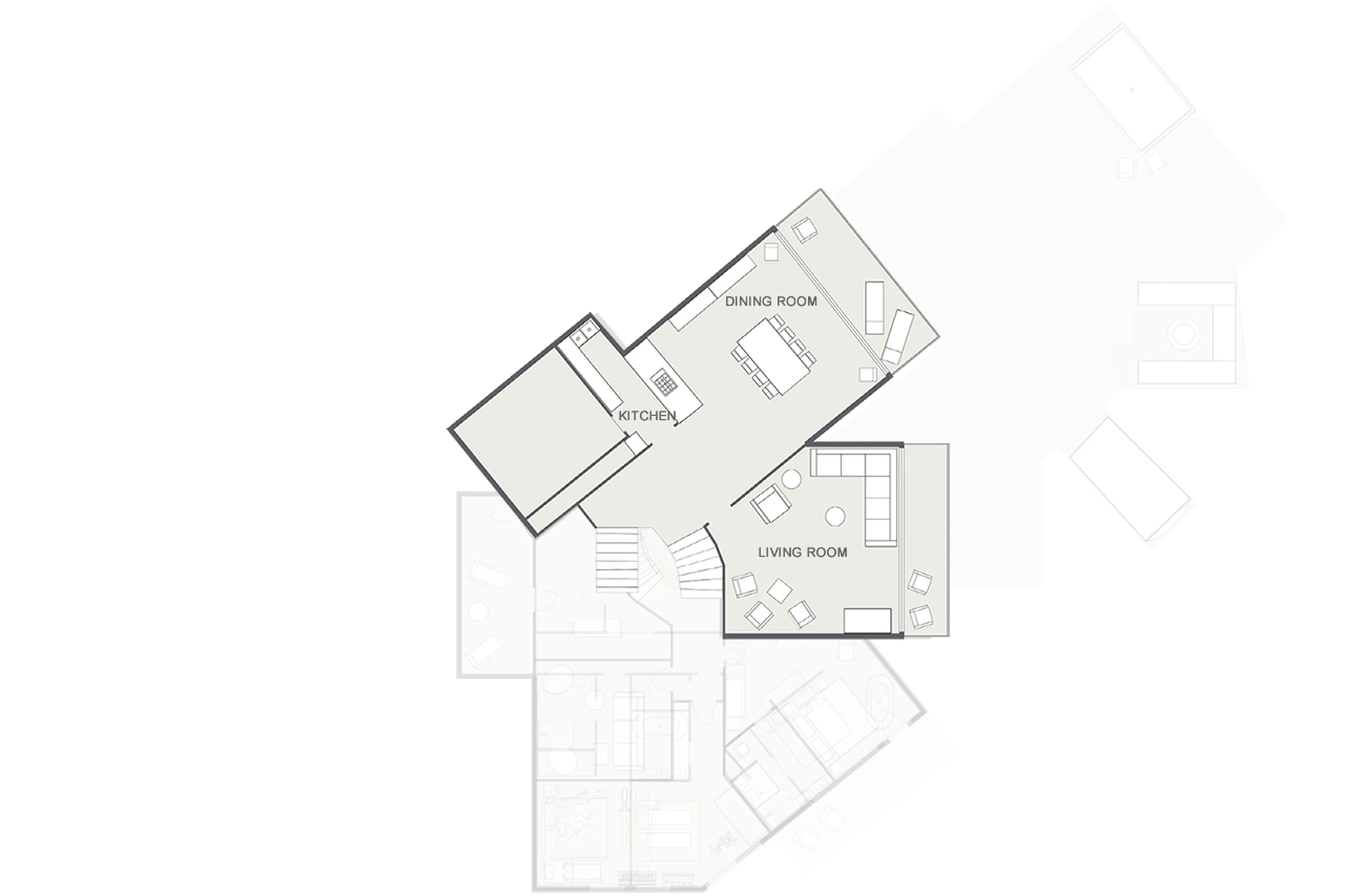 Level -1 floor plan of Chalet Sapphire in Morzine