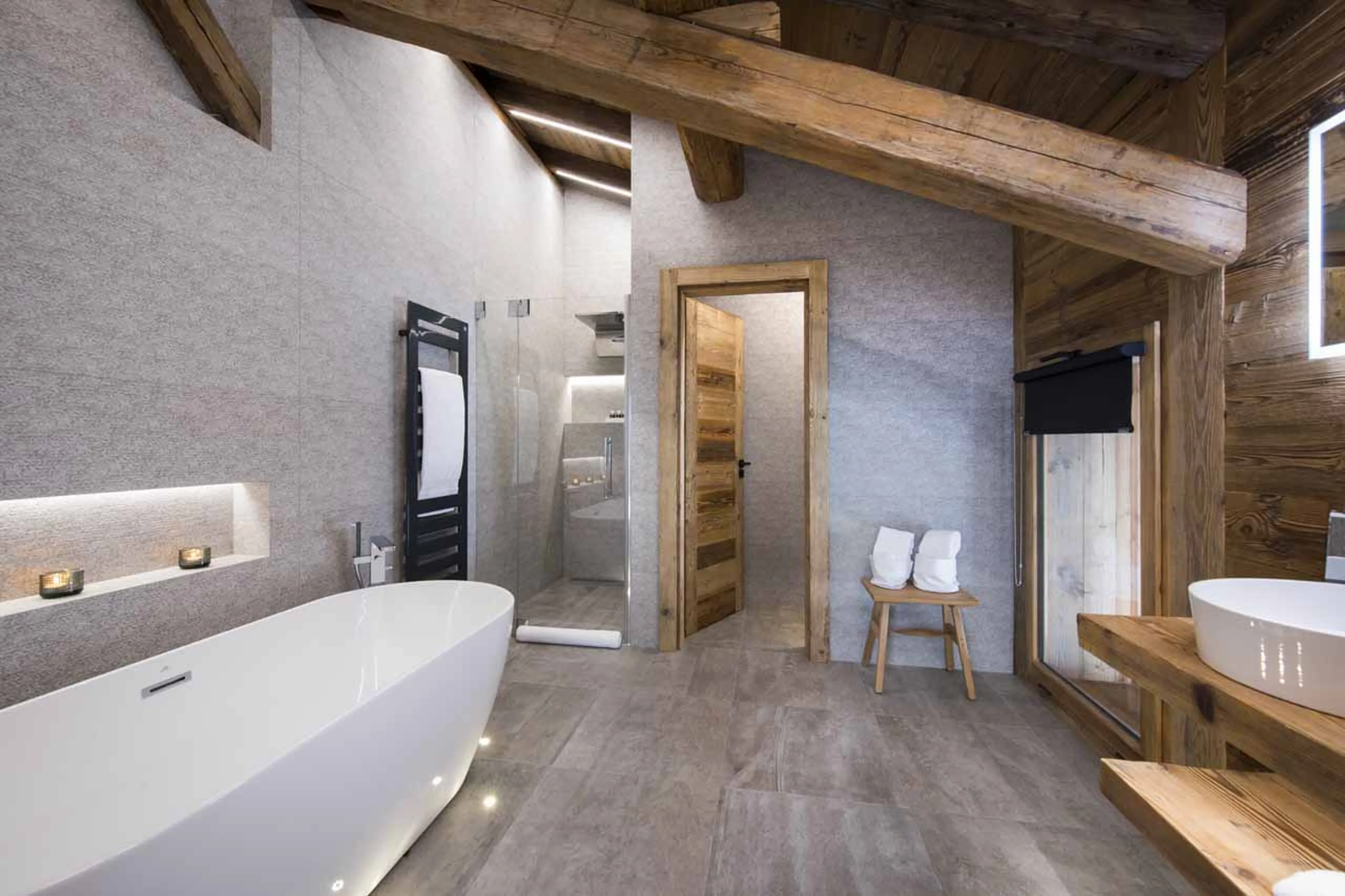Bathroom two at Chalet Sapphire in Morzine