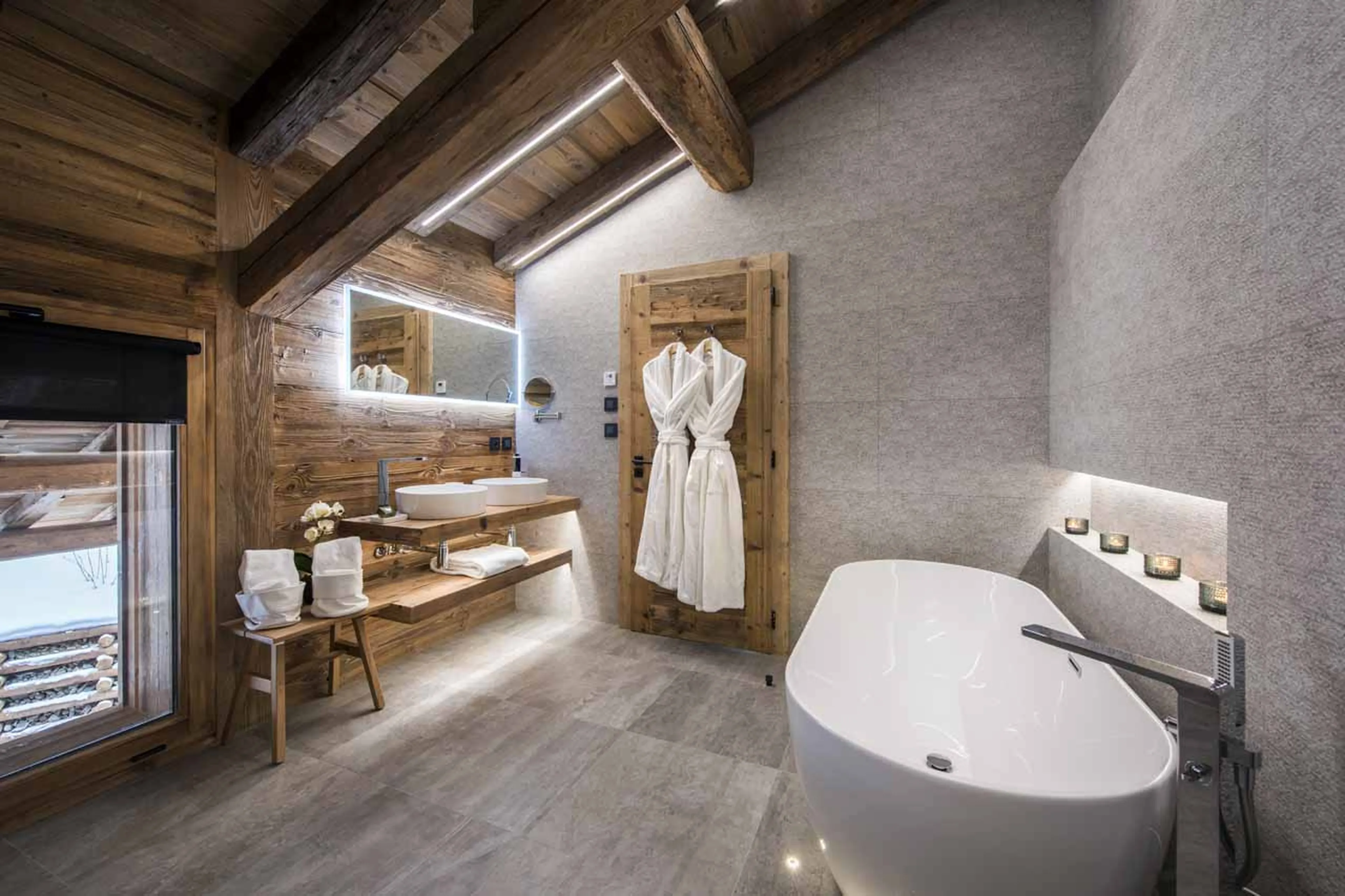 Bathroom two at the Sapphire Estate in Morzine