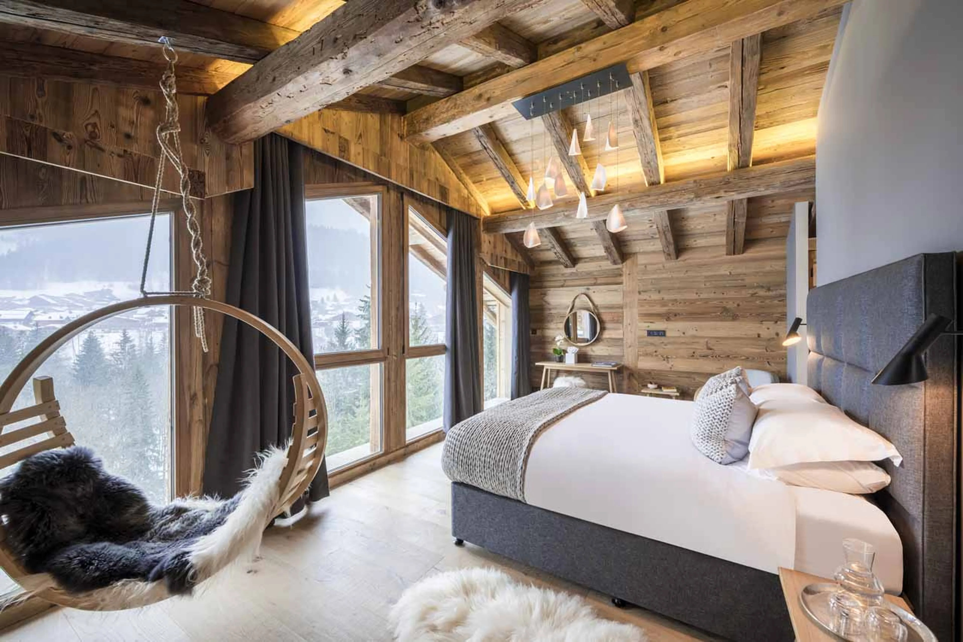 Bedroom two at Chalet Sapphire in Morzine