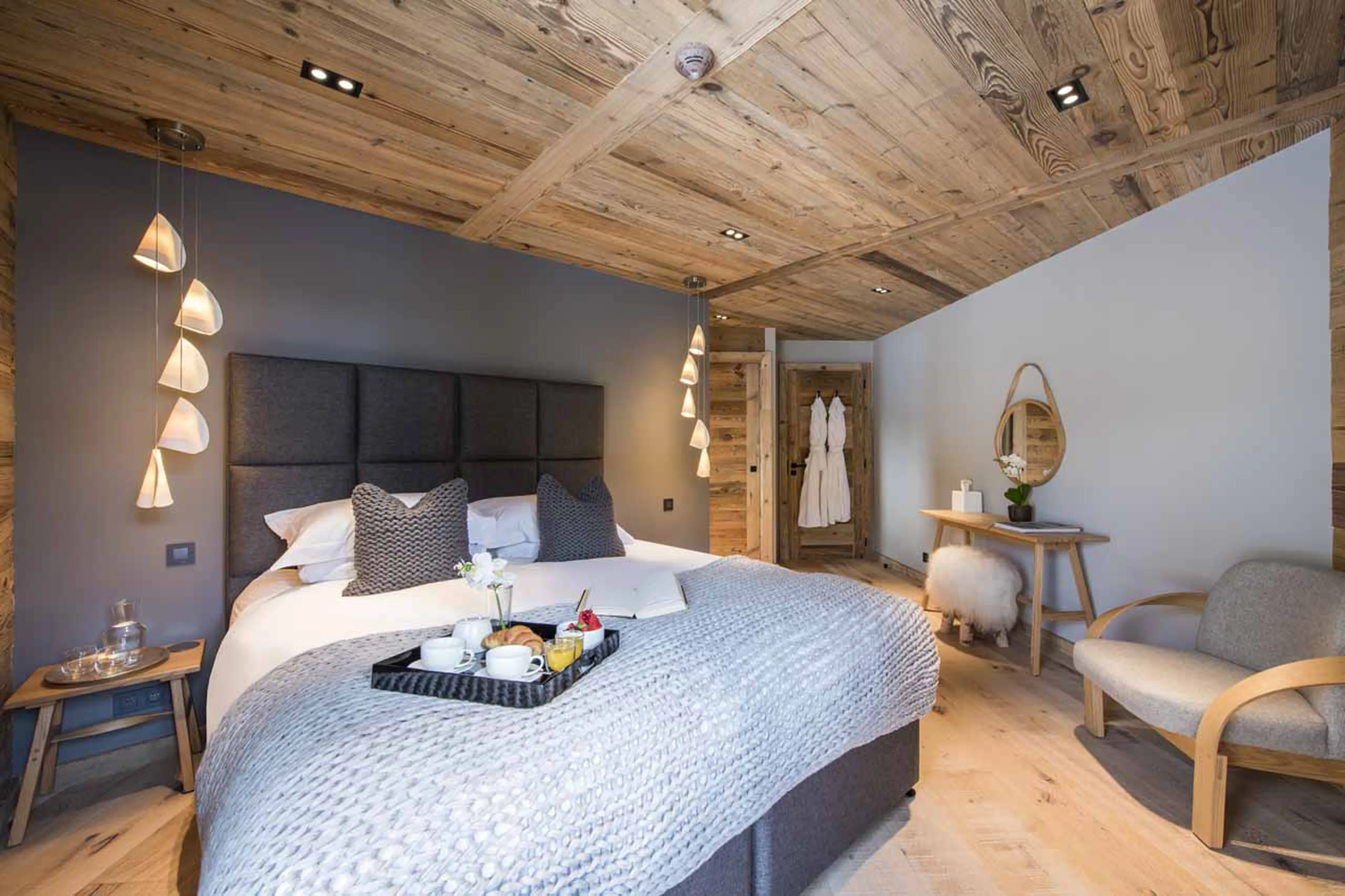 Bedroom six at Chalet Sapphire in Morzine