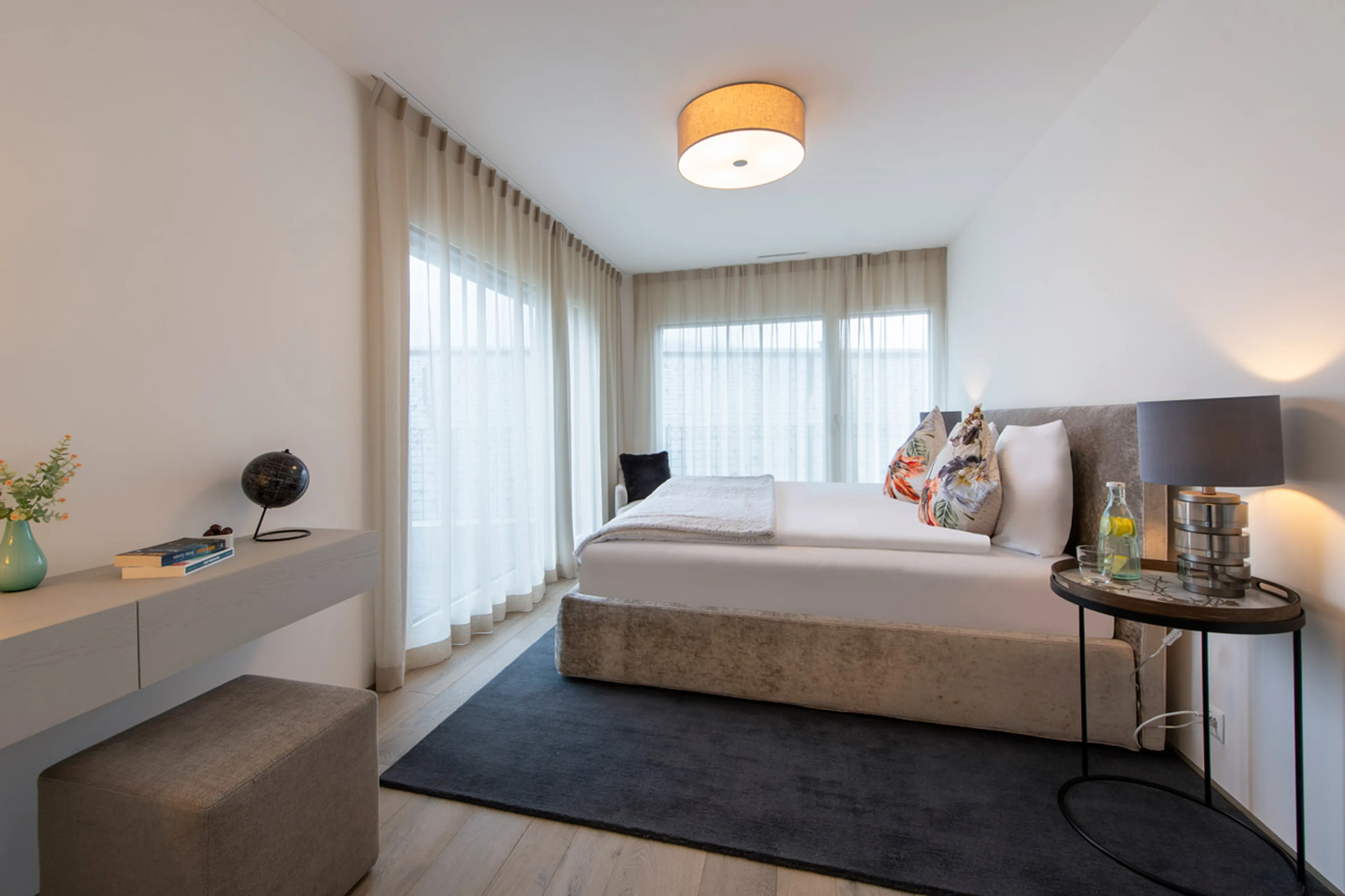 Bedroom two at Chalet Seehorn in Davos