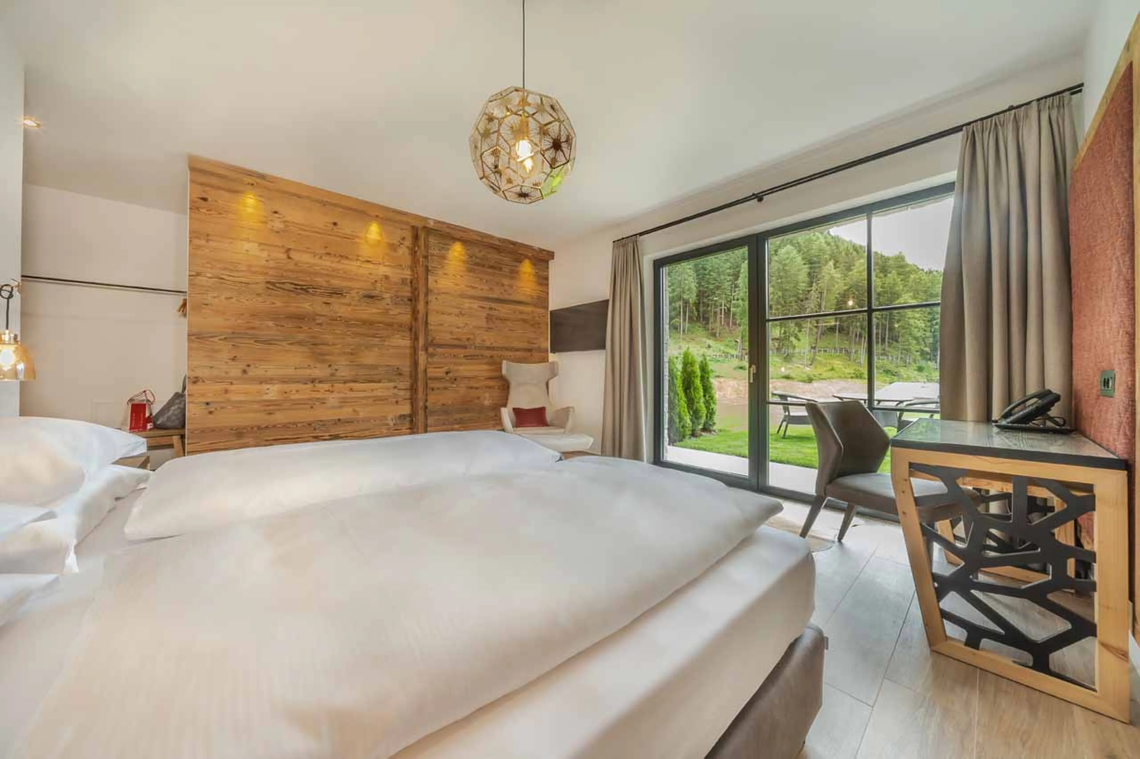 Bedroom three at Chalet Sellaronda in Val Gardena