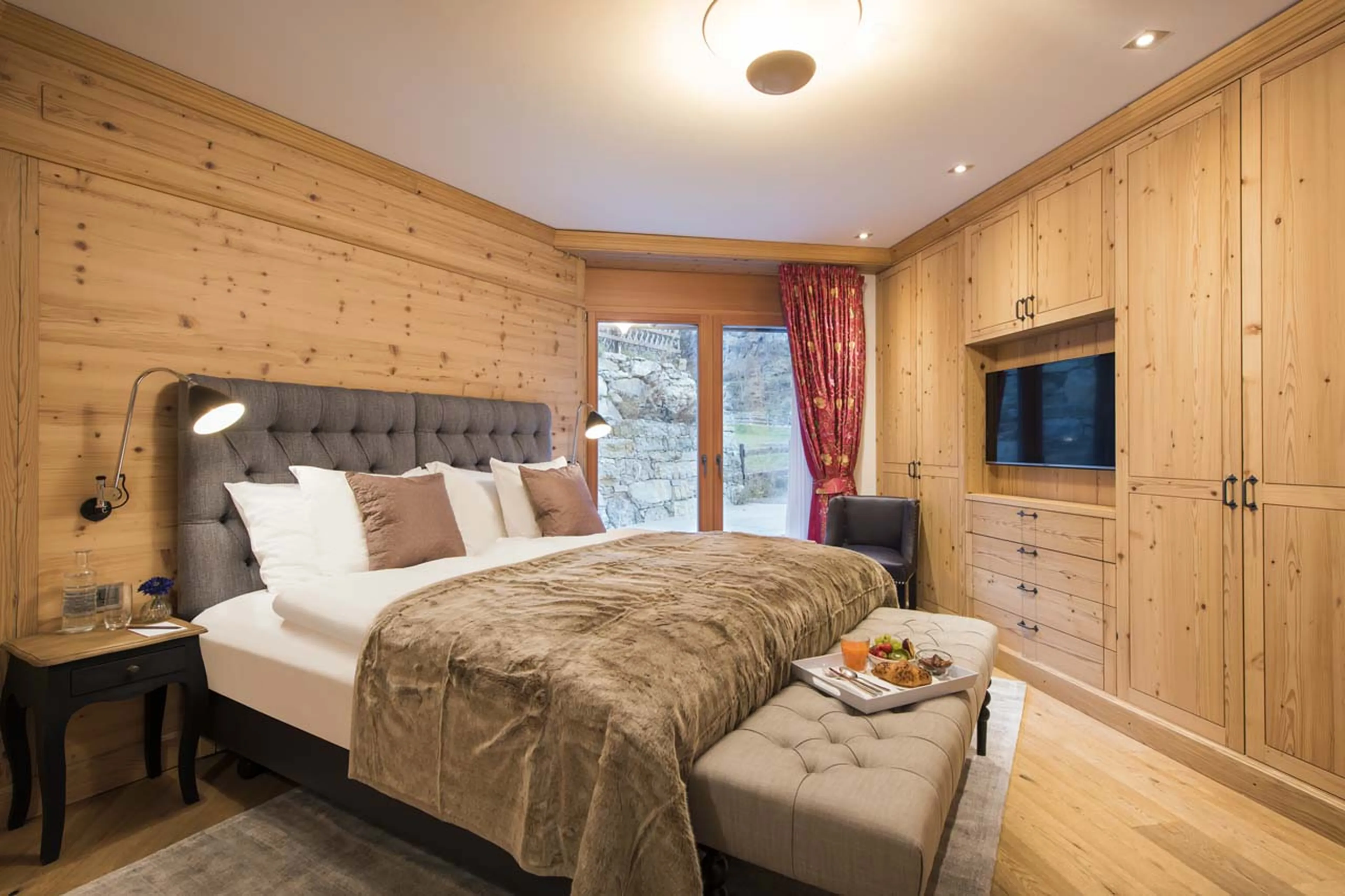 Bedroom ten at Chalet Shalimar in Zermatt