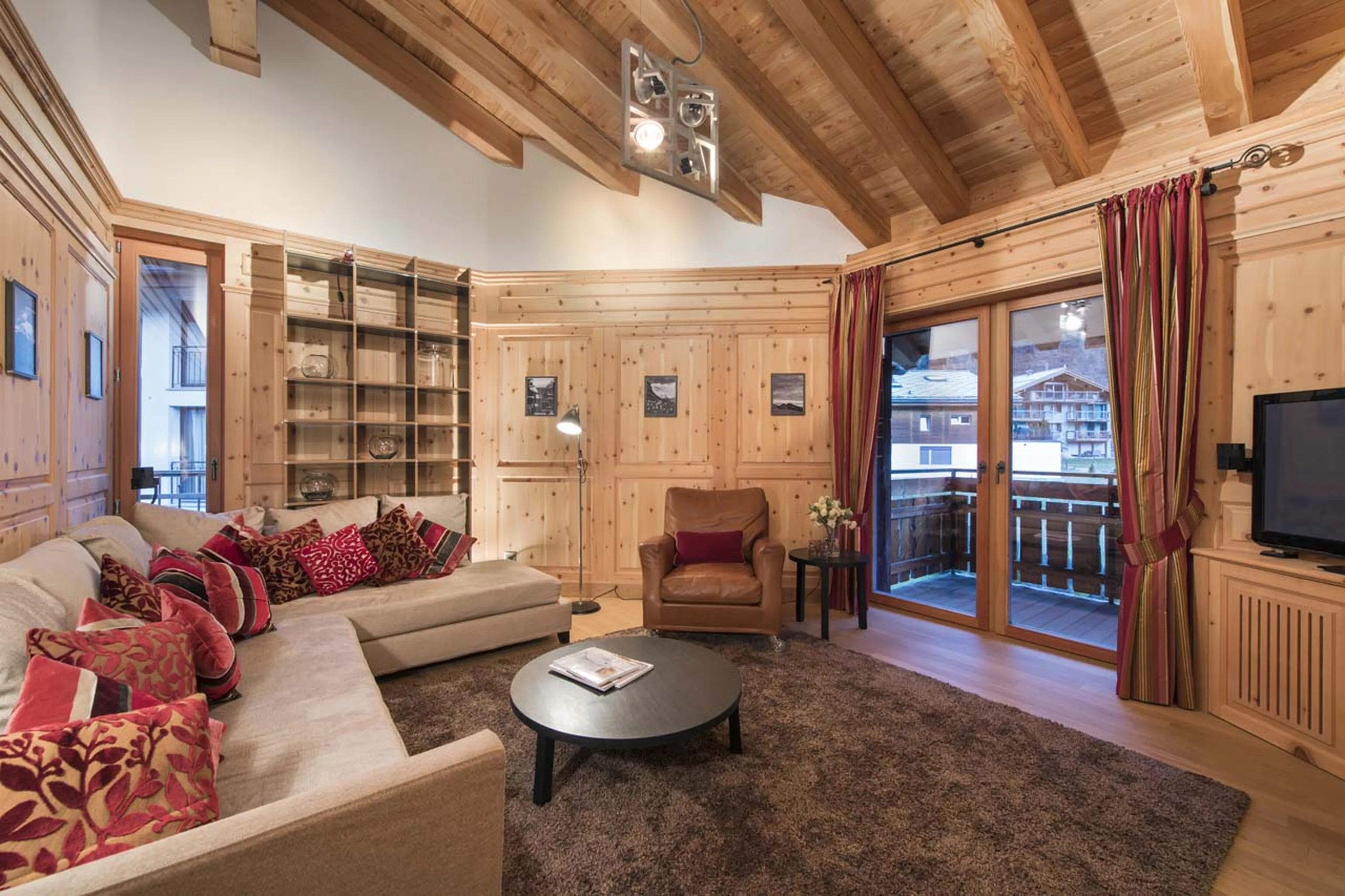 TV room at Chalet Shalimar in Zermatt