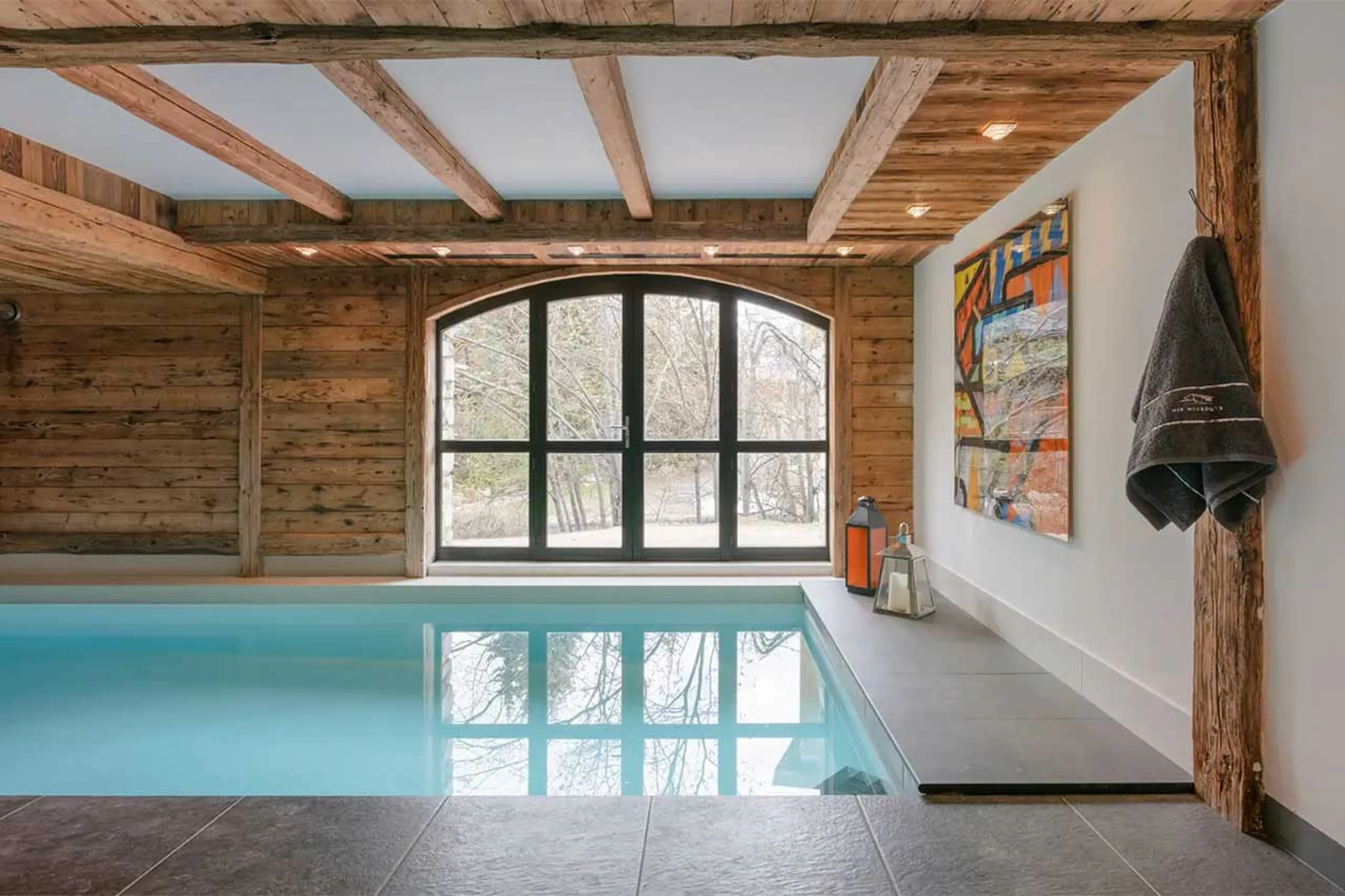 Swimming pool at Chalet Shar Pei in Val d'Isere