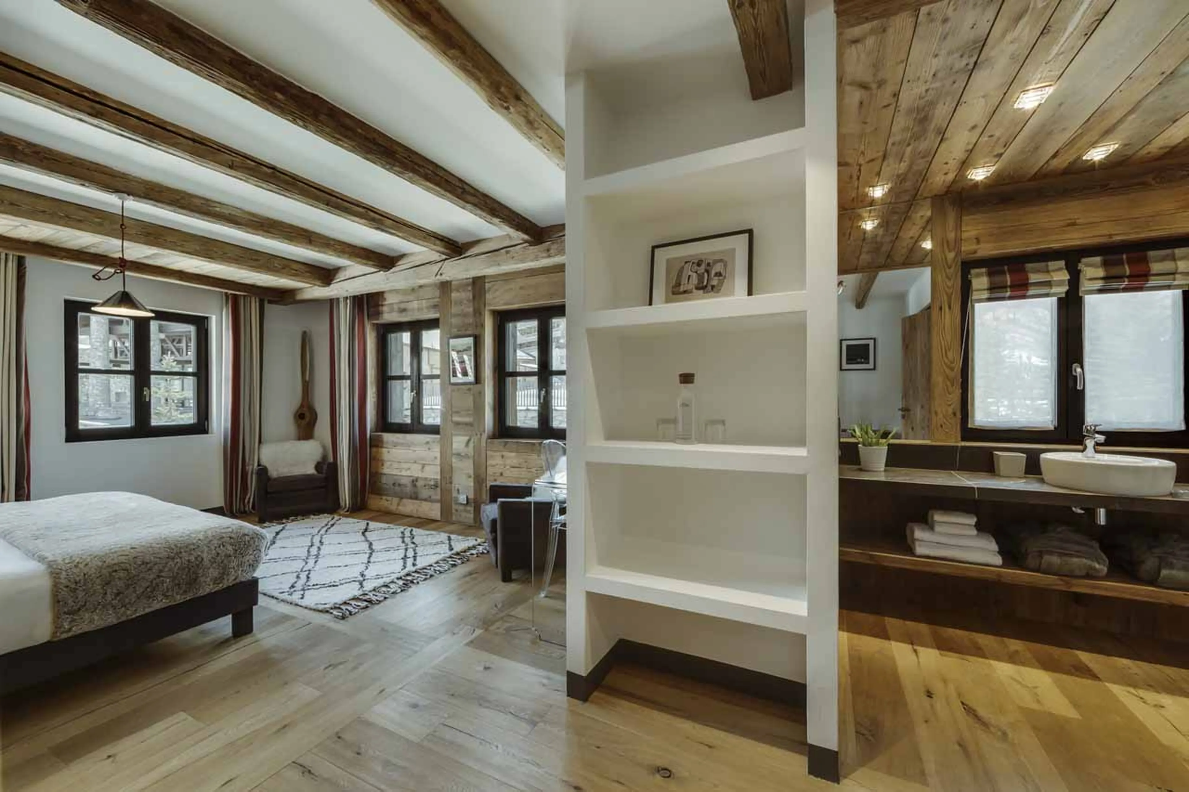 Bedroom two at Chalet Shar Pei in Val d'Isere