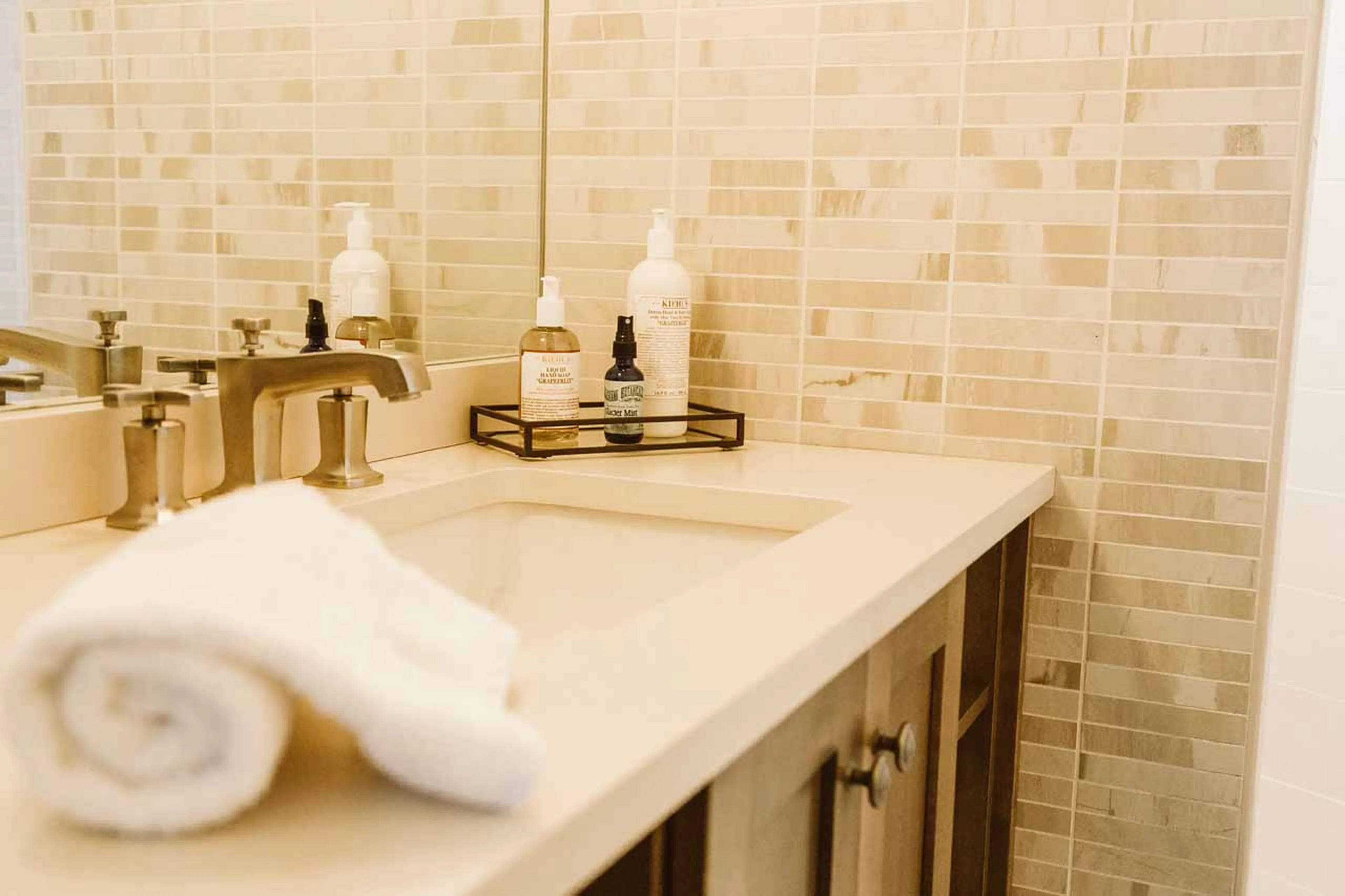 Bathroom at Sheldon Chalet in Alaska