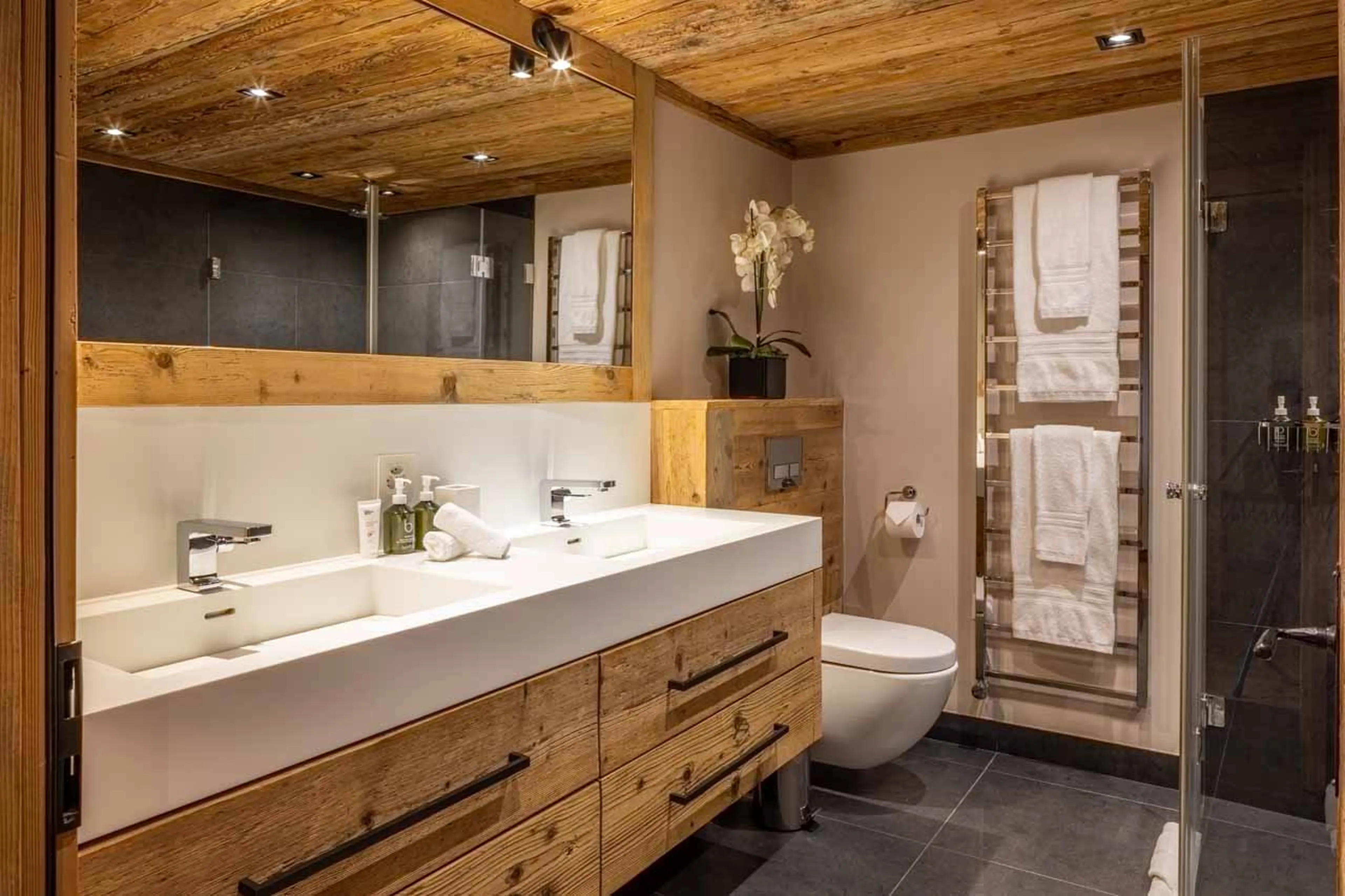 Bathroom seven at Alpine Estate in Verbier