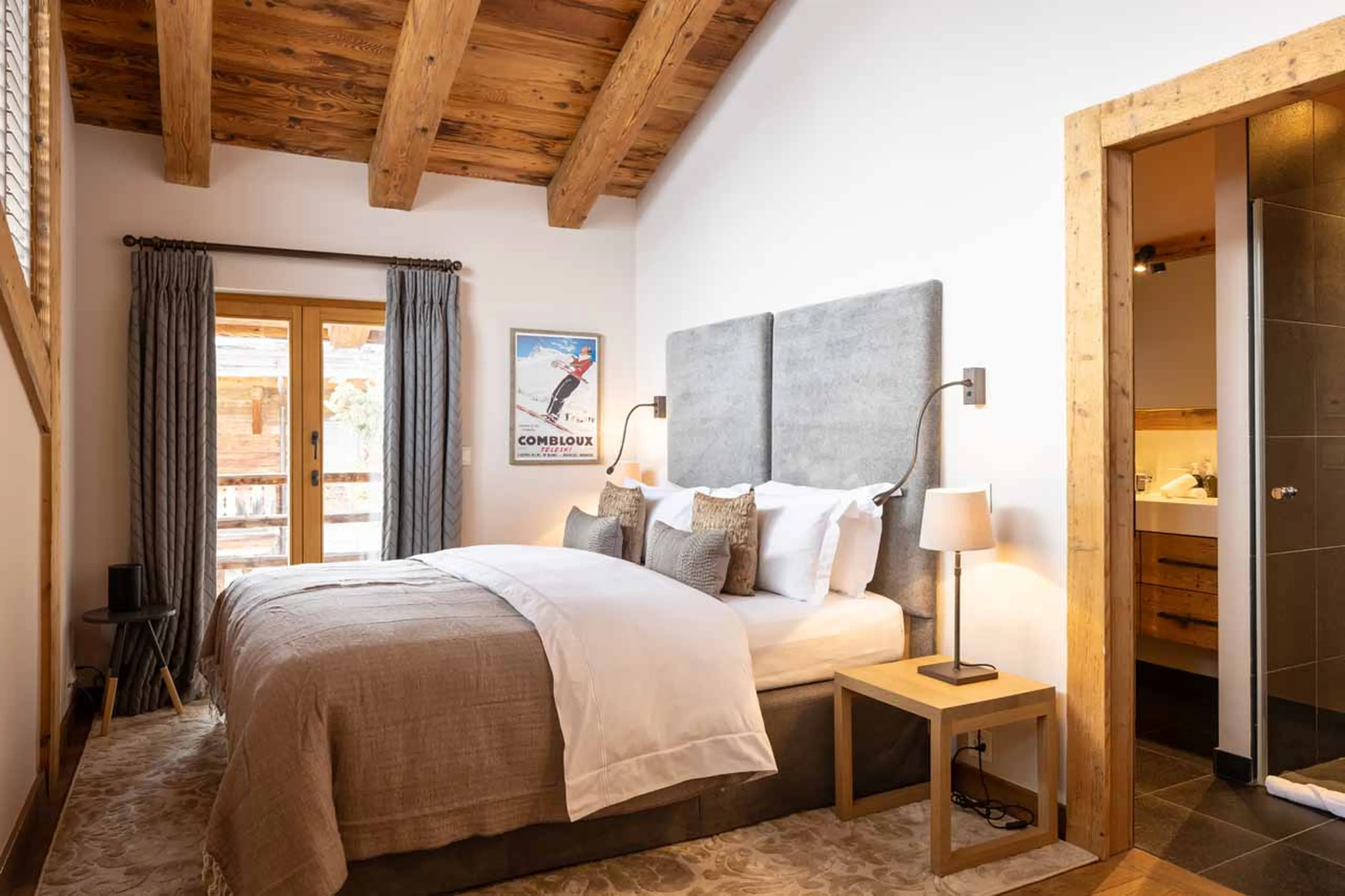 Bedroom nine at Alpine Estate in Verbier