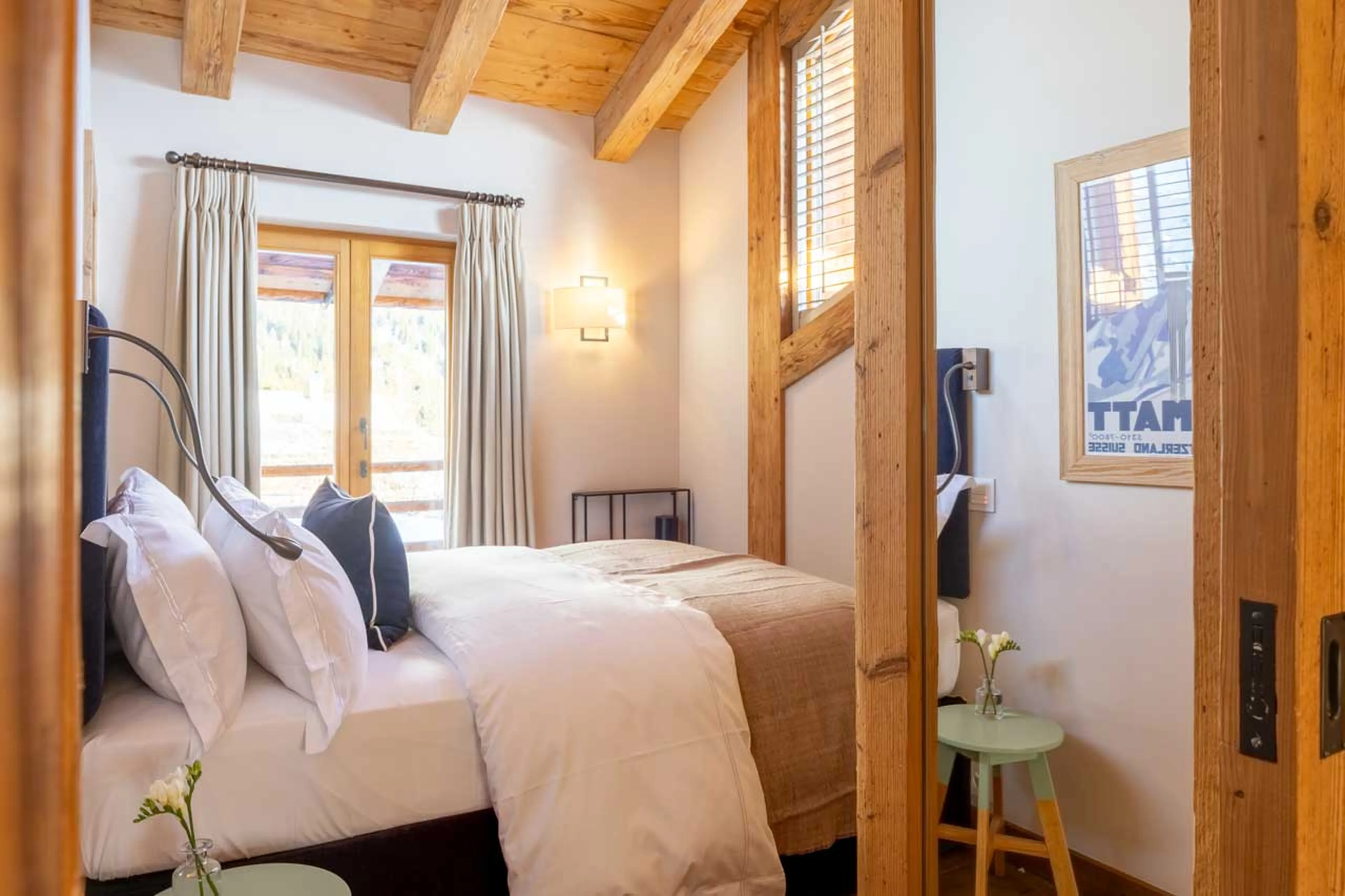 Bedroom ten at Alpine Estate in Verbier