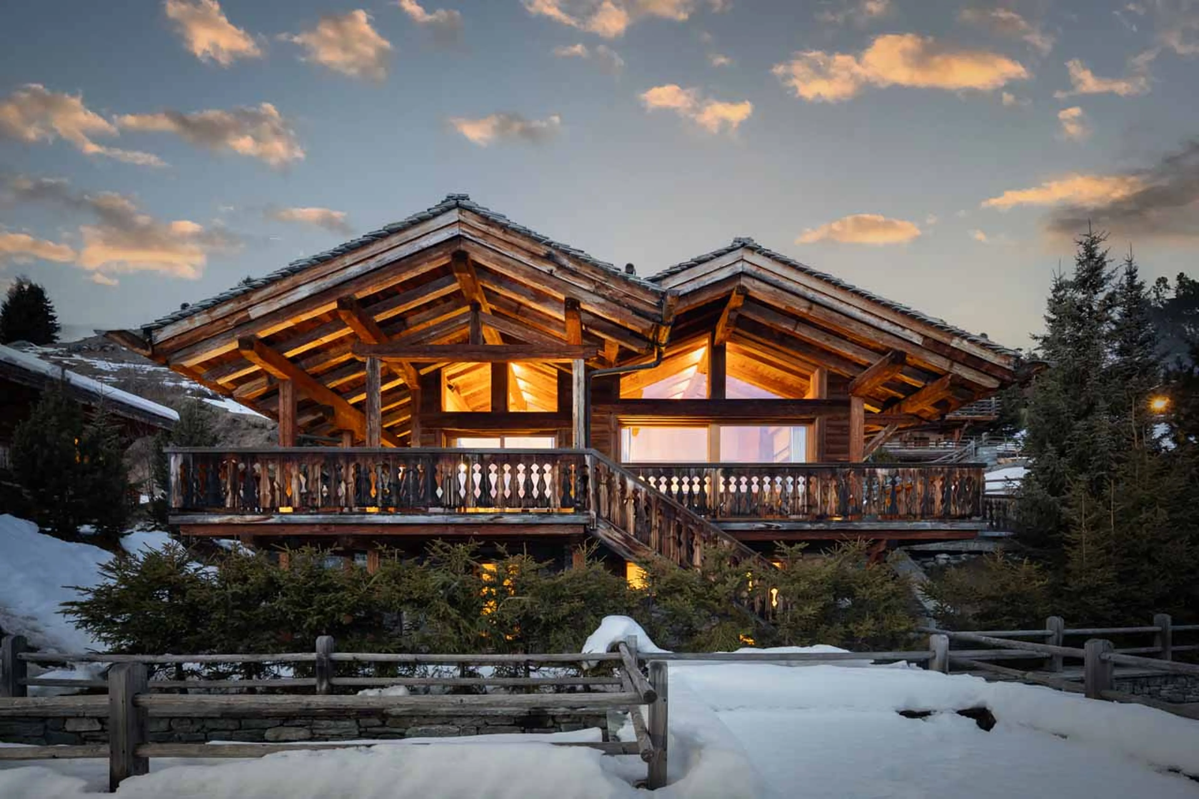 View from Chalet Sirocco in Verbier
