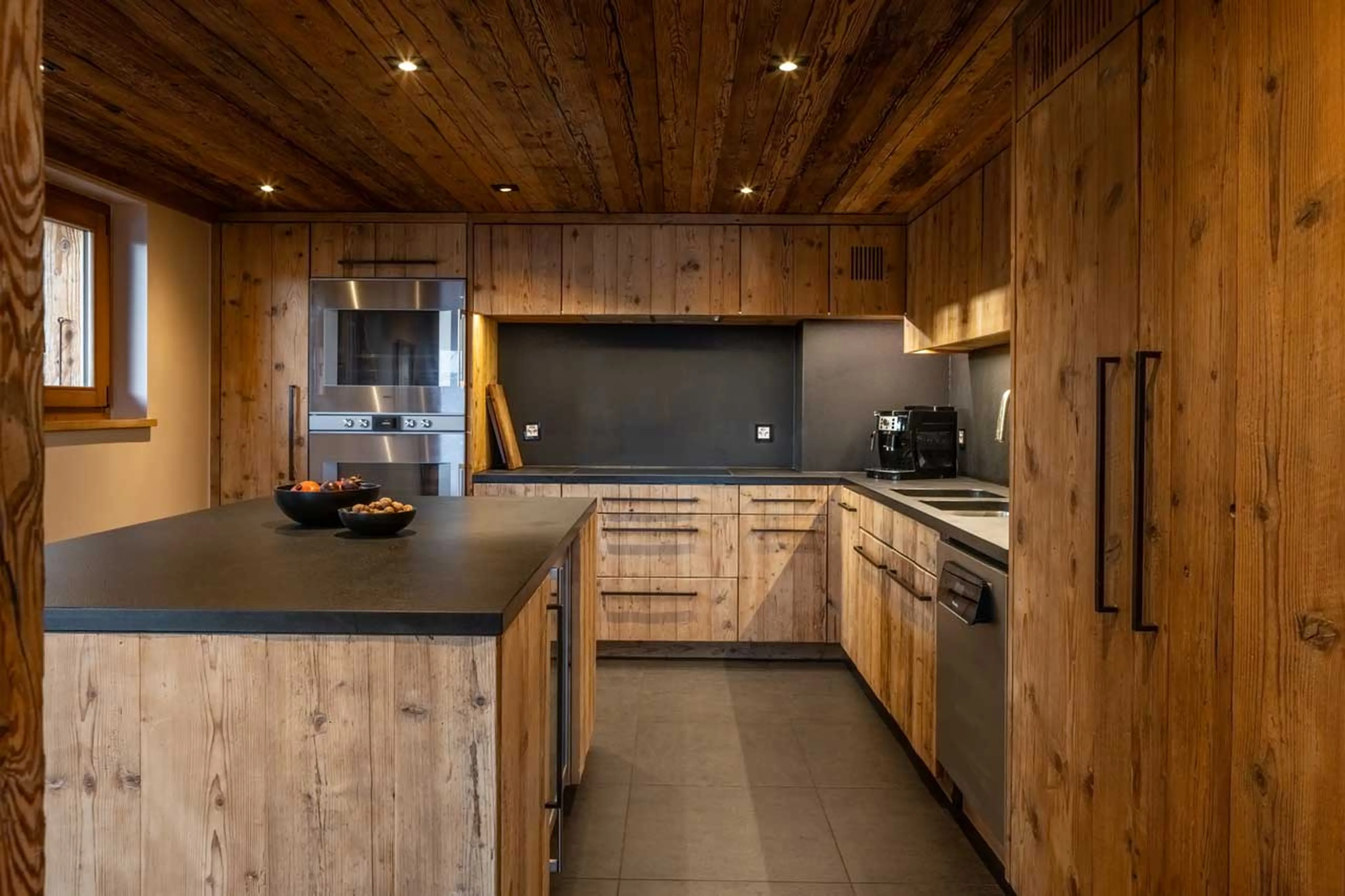 Sirocco kitchen at Alpine Estate in Verbier
