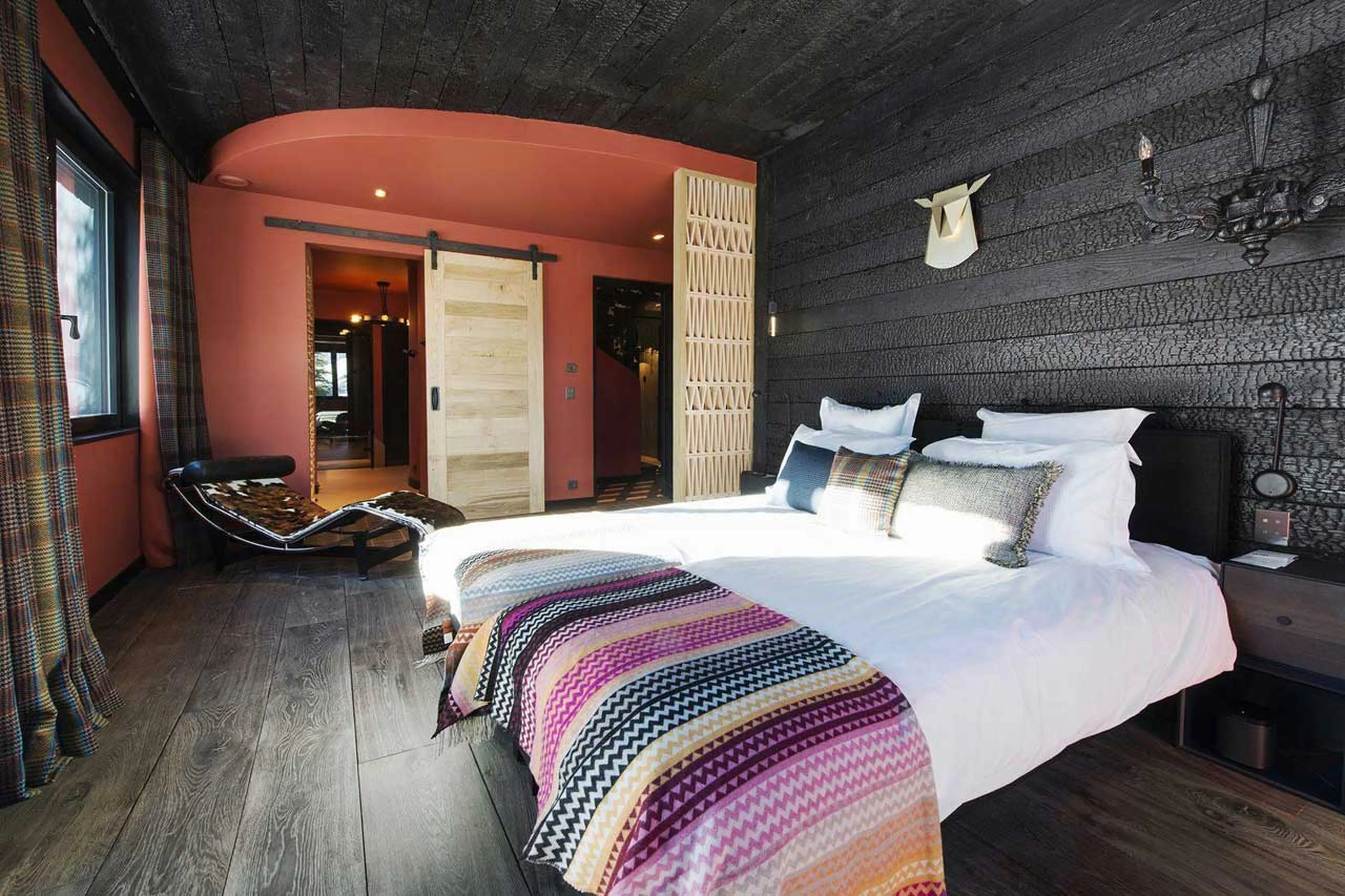 Bedroom three at Chalet Sisimiut in Courchevel 1550