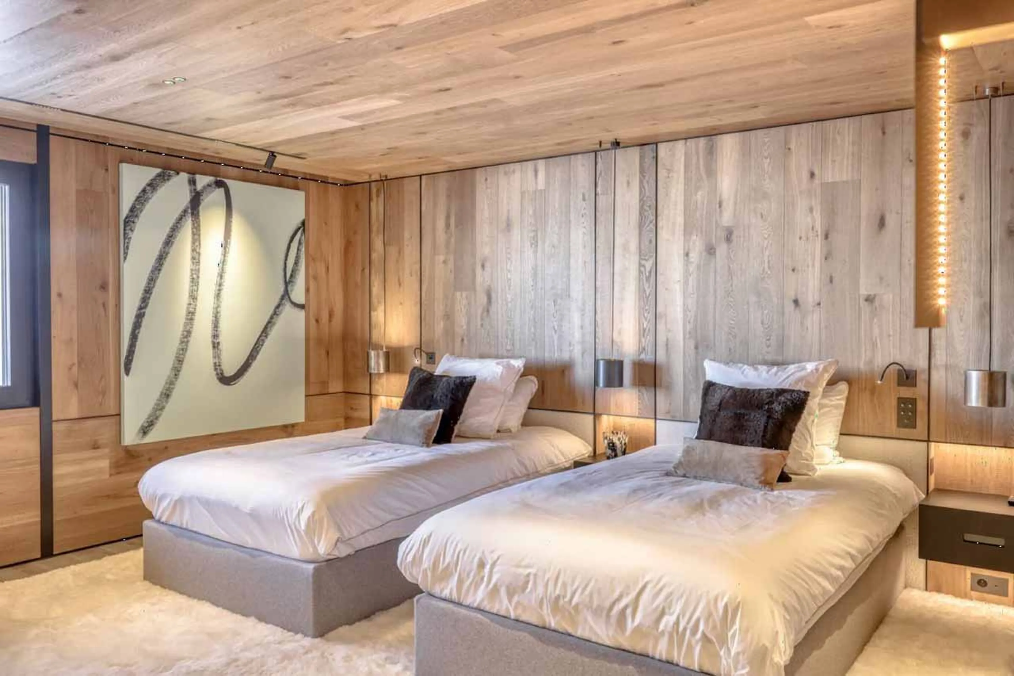 Bedroom 2 at Chalet Snowcat in Megeve