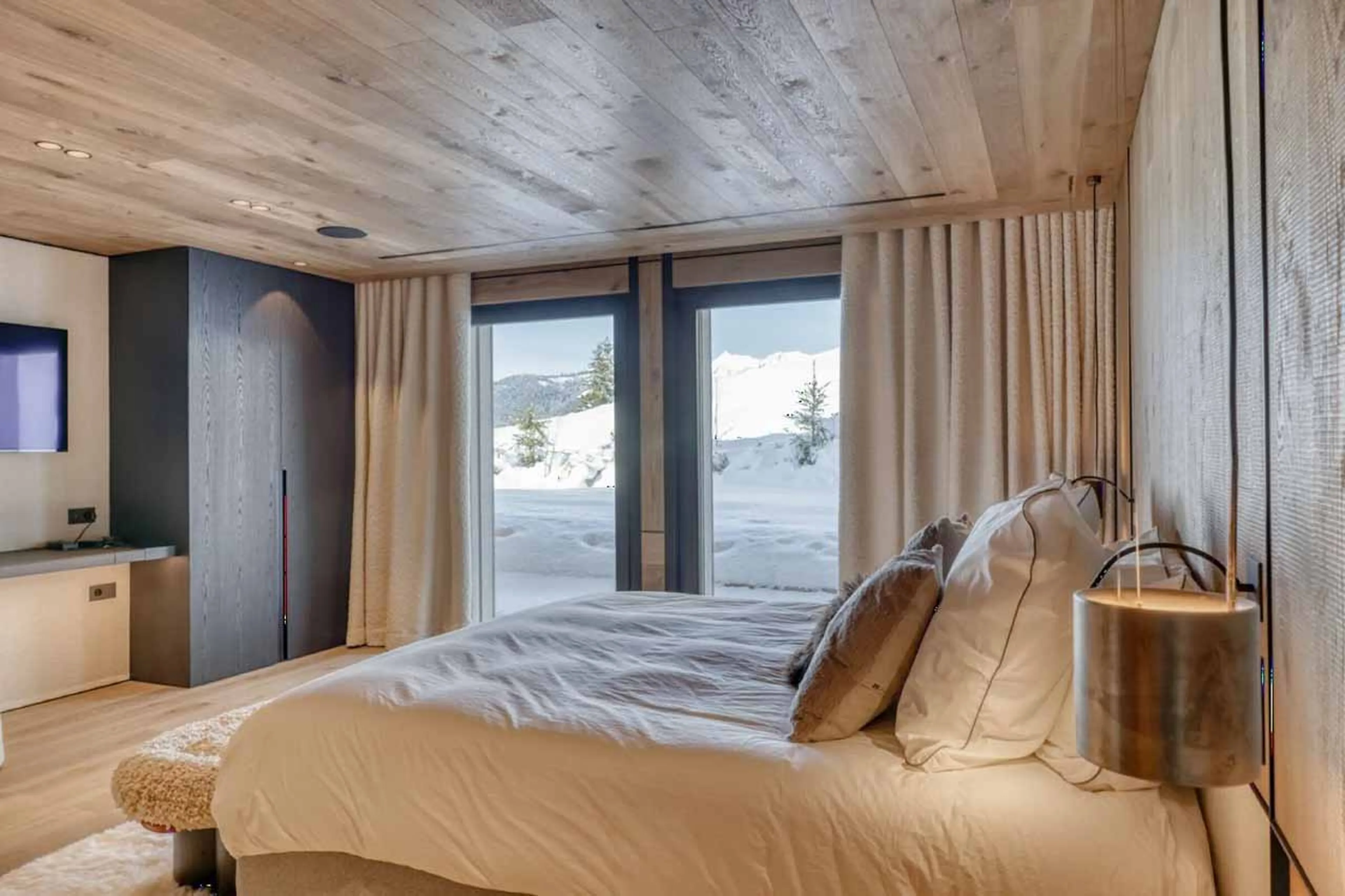 Bedroom 3 at Chalet Snowcat in Megeve