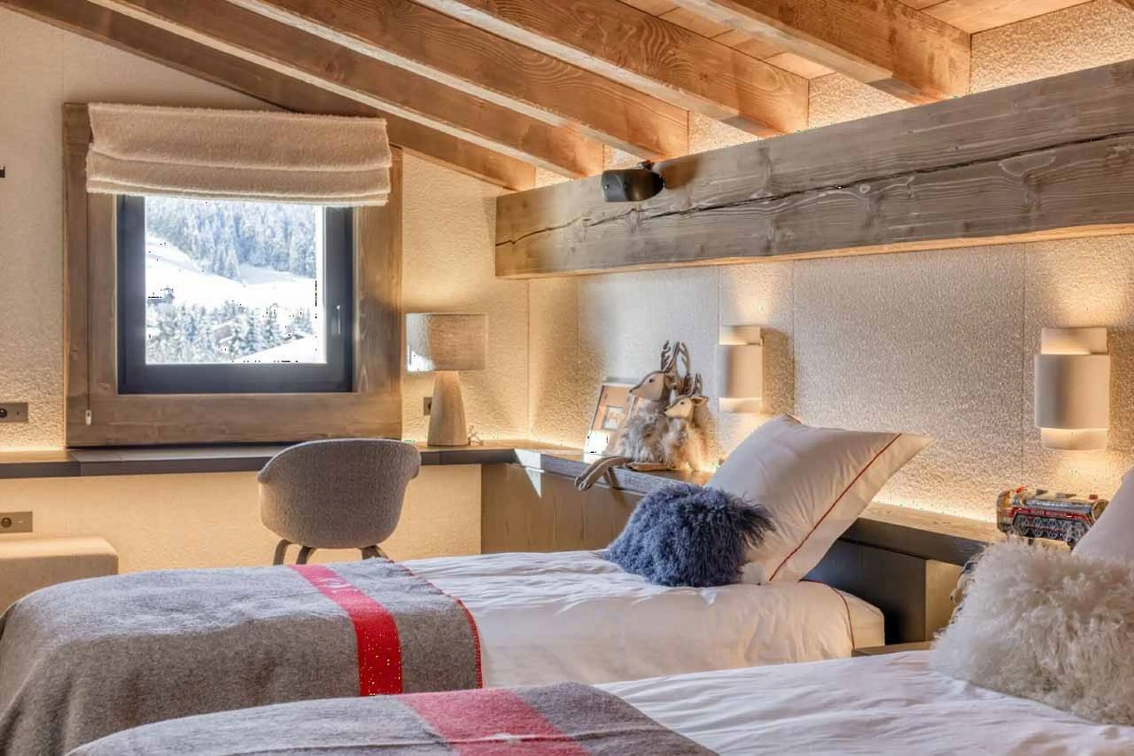 Bedroom 6 beds at Chalet Snowcat in Megeve