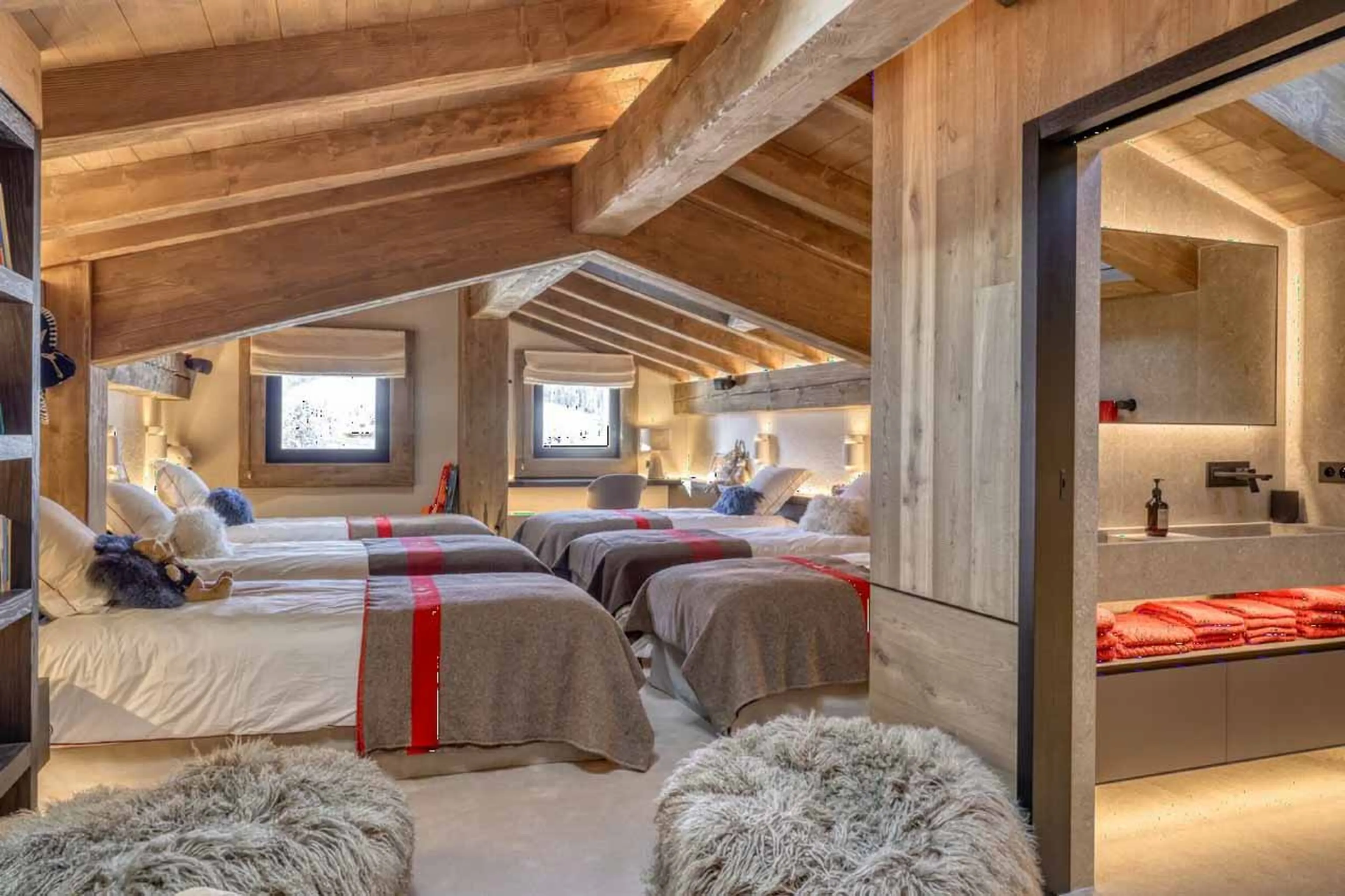 Bedroom 6 at Chalet Snowcat in Megeve