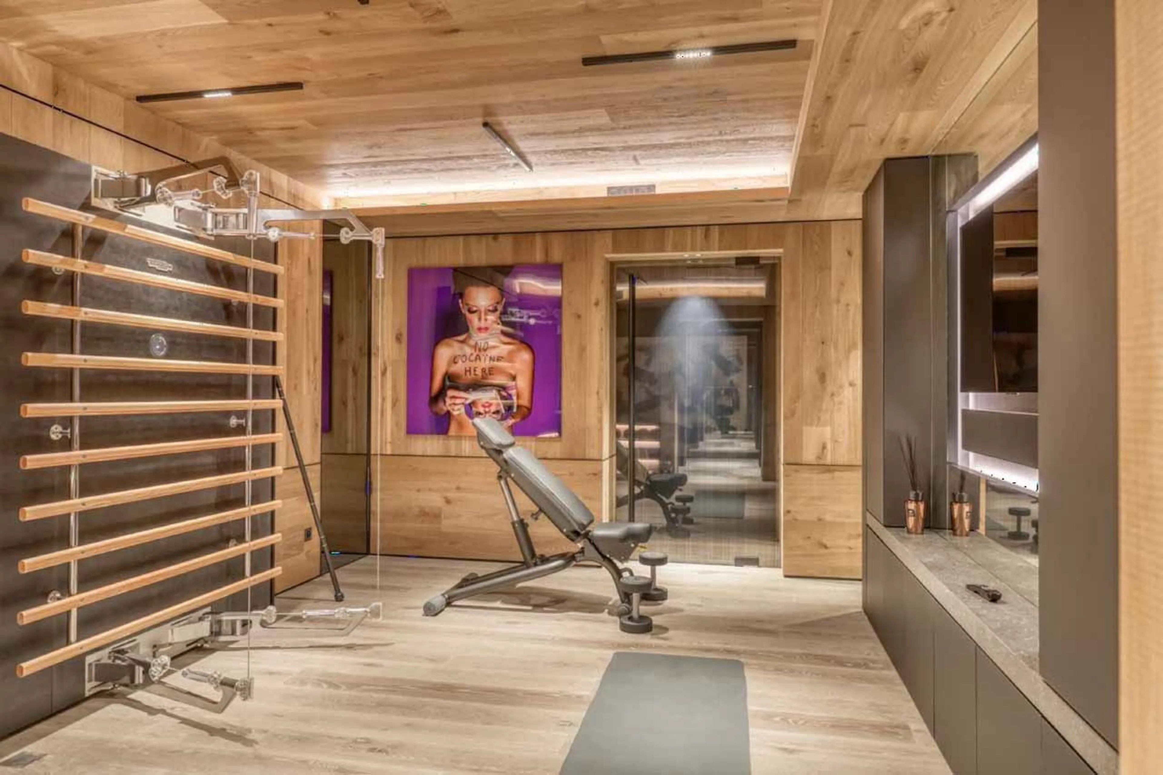 Gym at Chalet Snowcat in Megeve