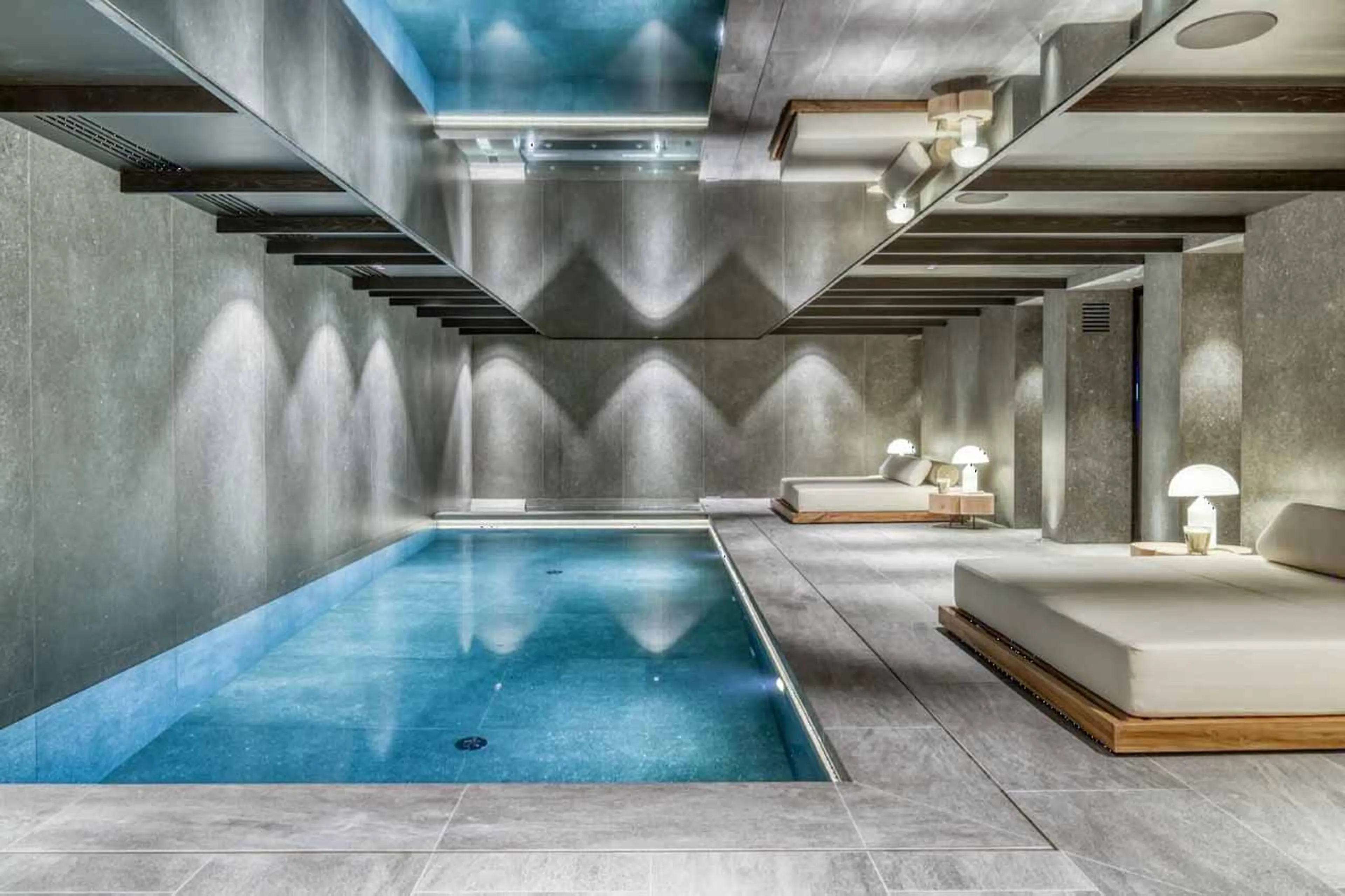 Spa area at Chalet Snowcat in Megeve