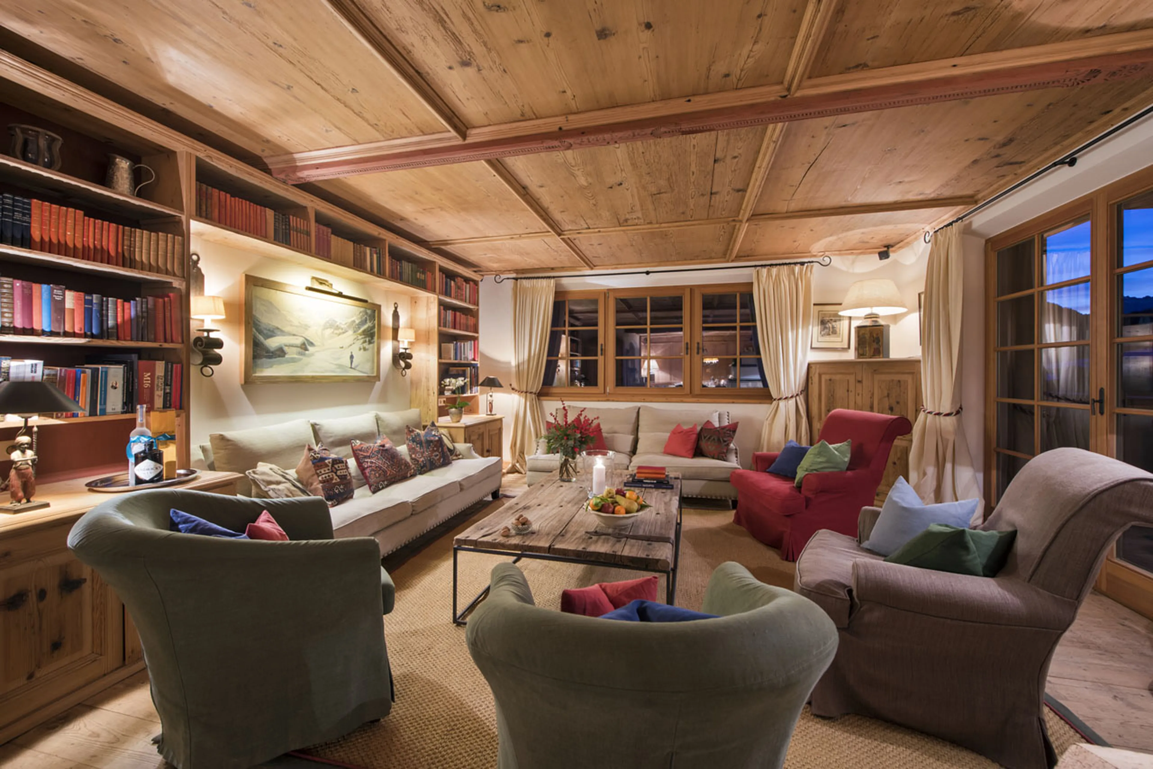 Living room at Chalet Soline in St Anton