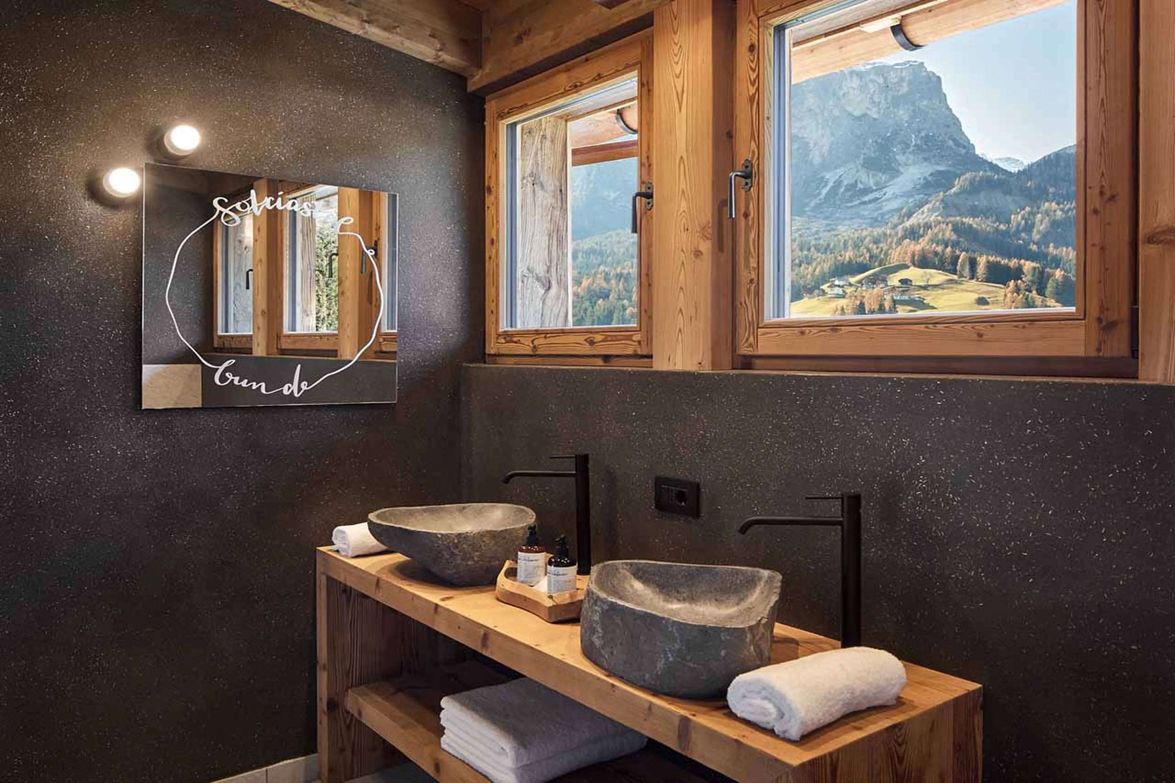 Bathroom five at Chalet Sotciastel in Alta Badia