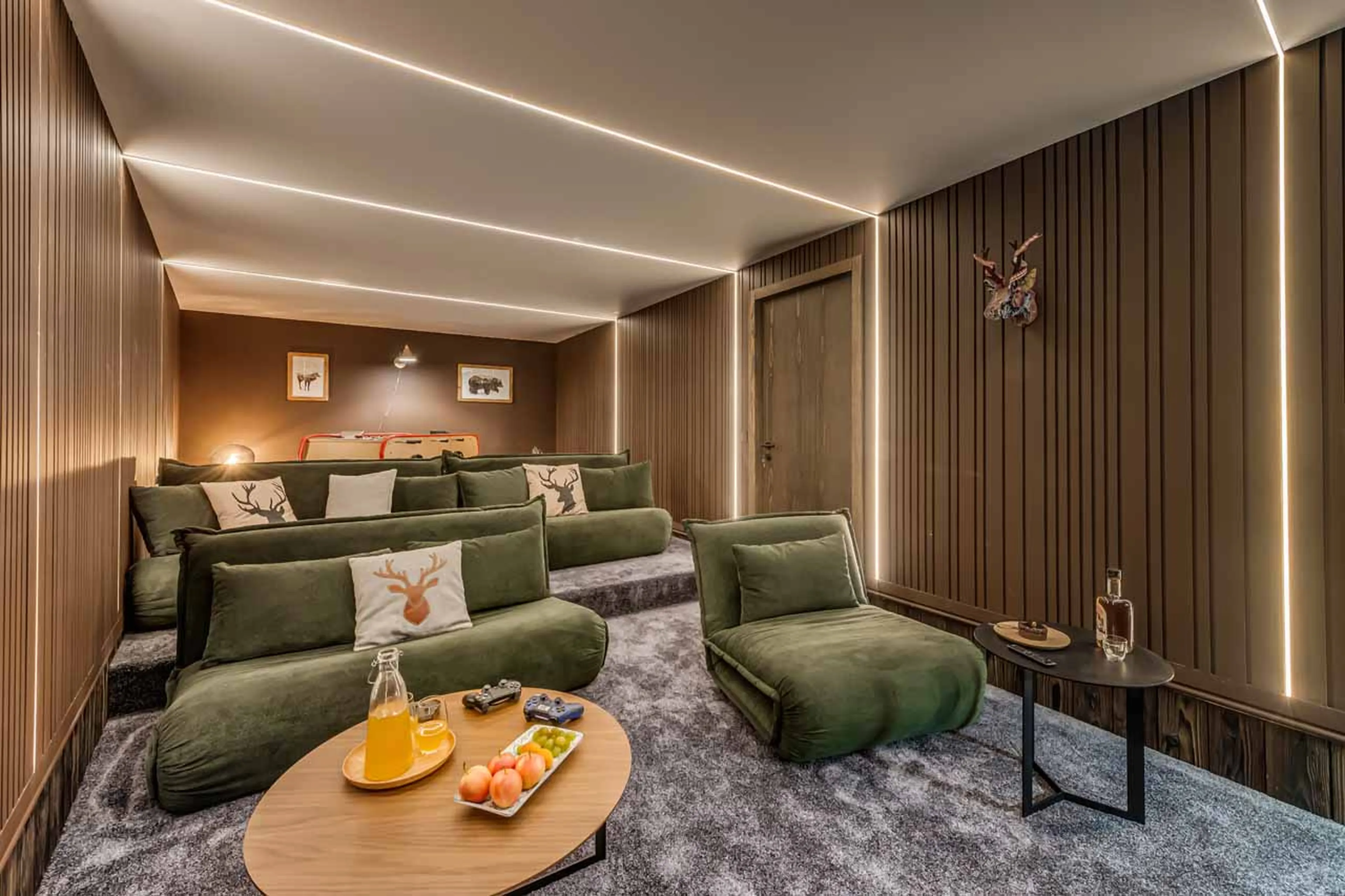 Cinema room at Source de la Davie in Val d'Isere