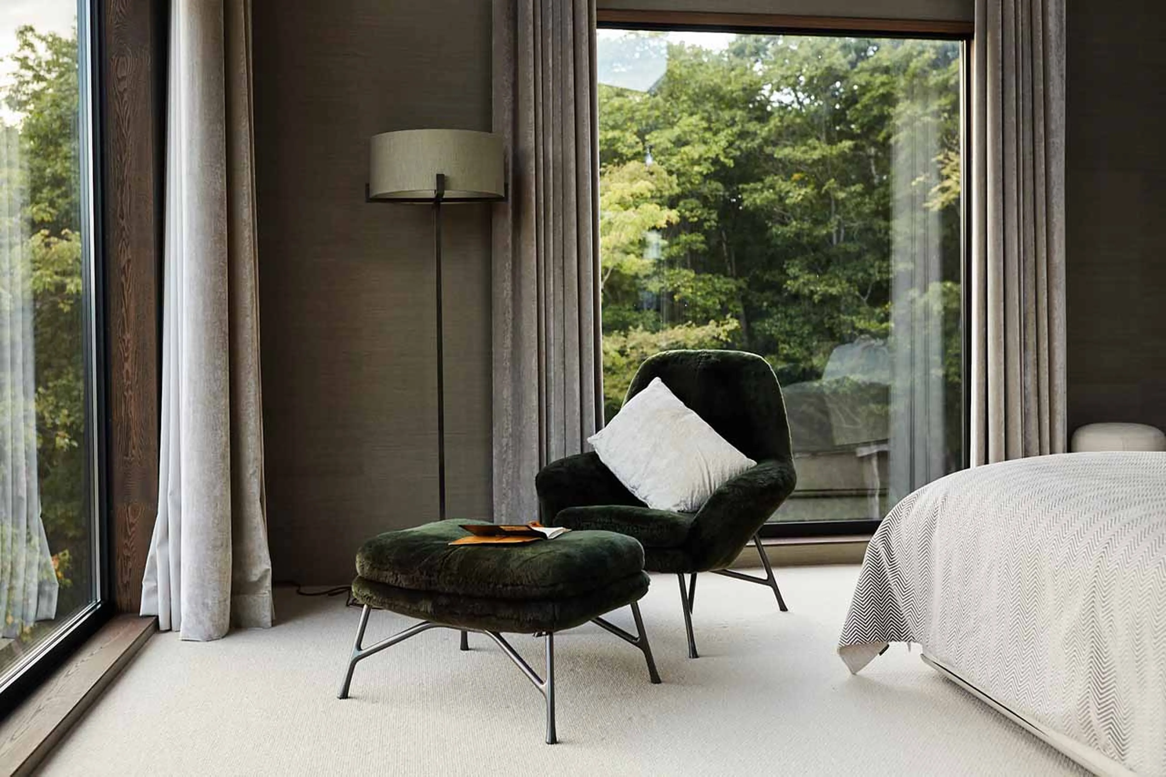 Views of the forest at Seasons Residence in Niseko