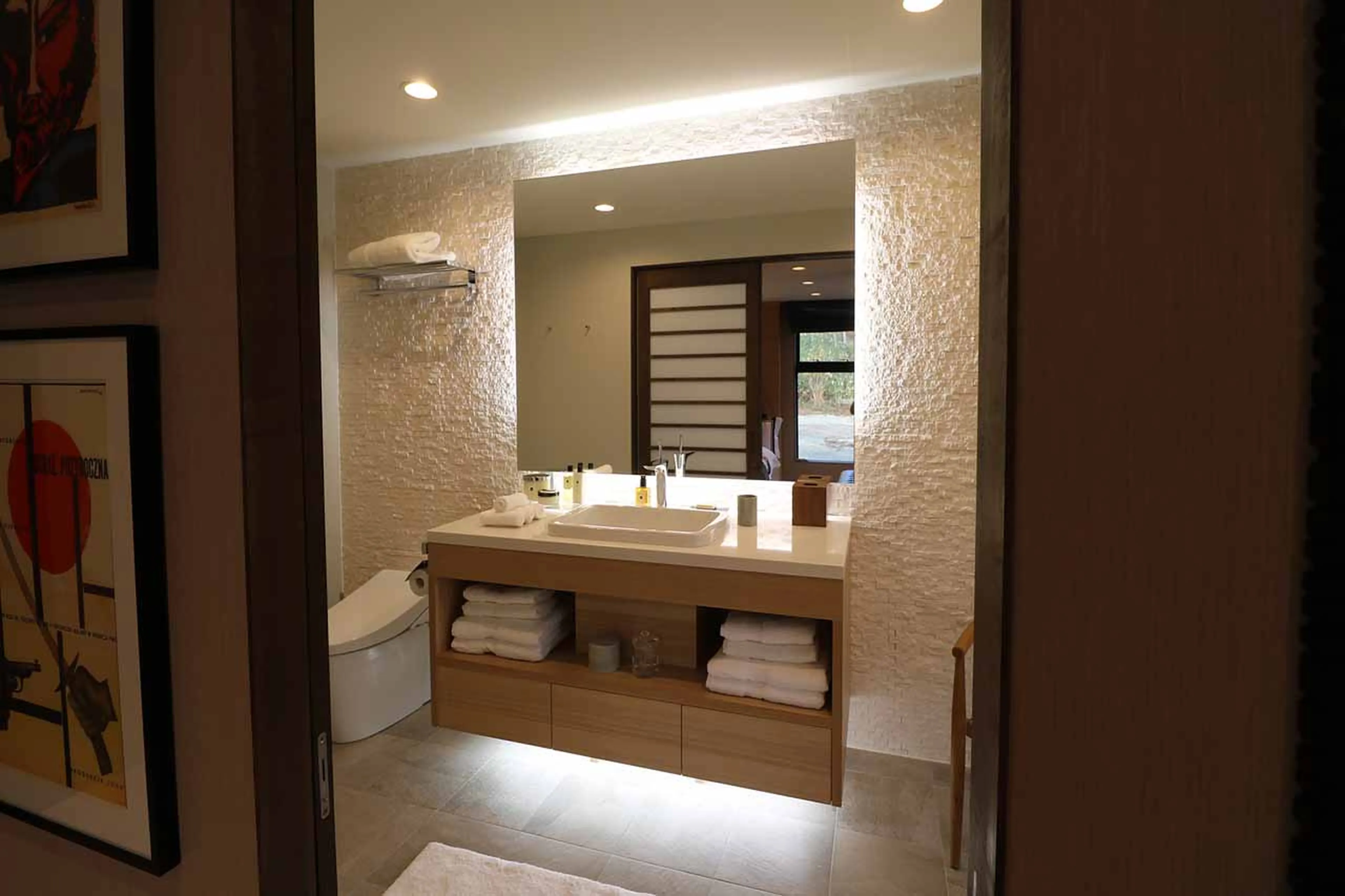 Shower room at Seasons Residence in Niseko