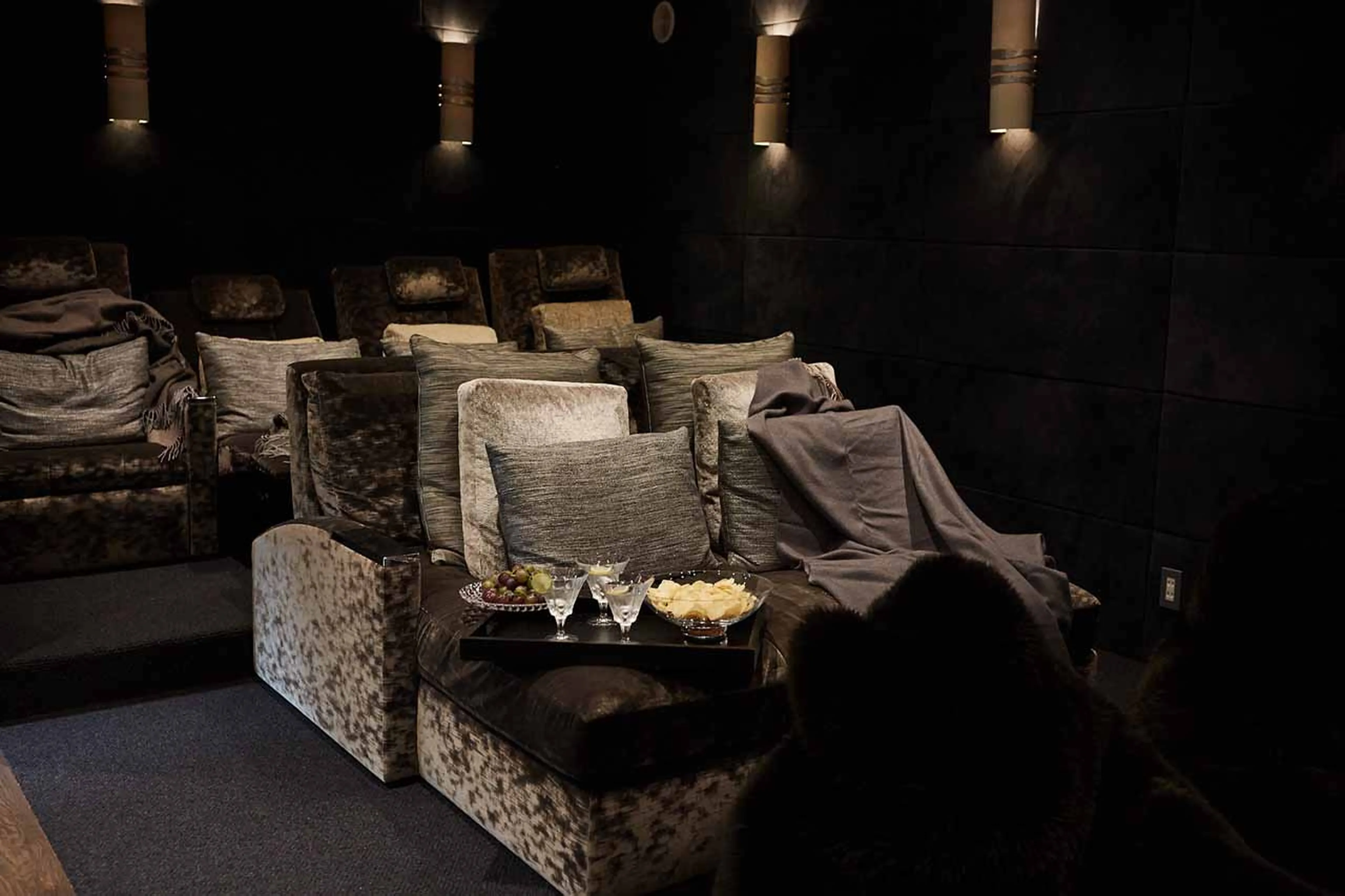 Cinema room at Seasons Residence in Niseko