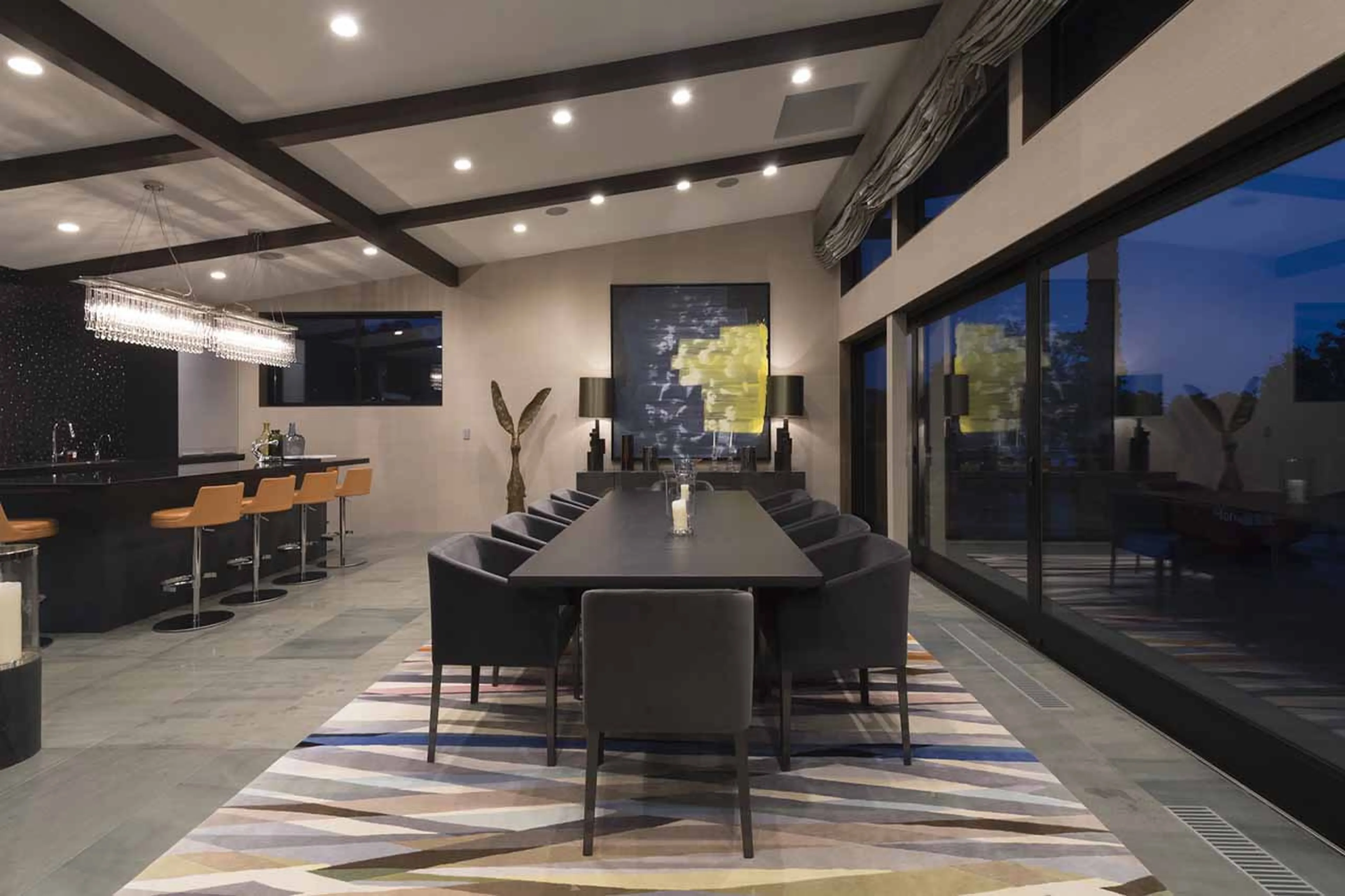 Dining area at Seasons Residence in Niseko