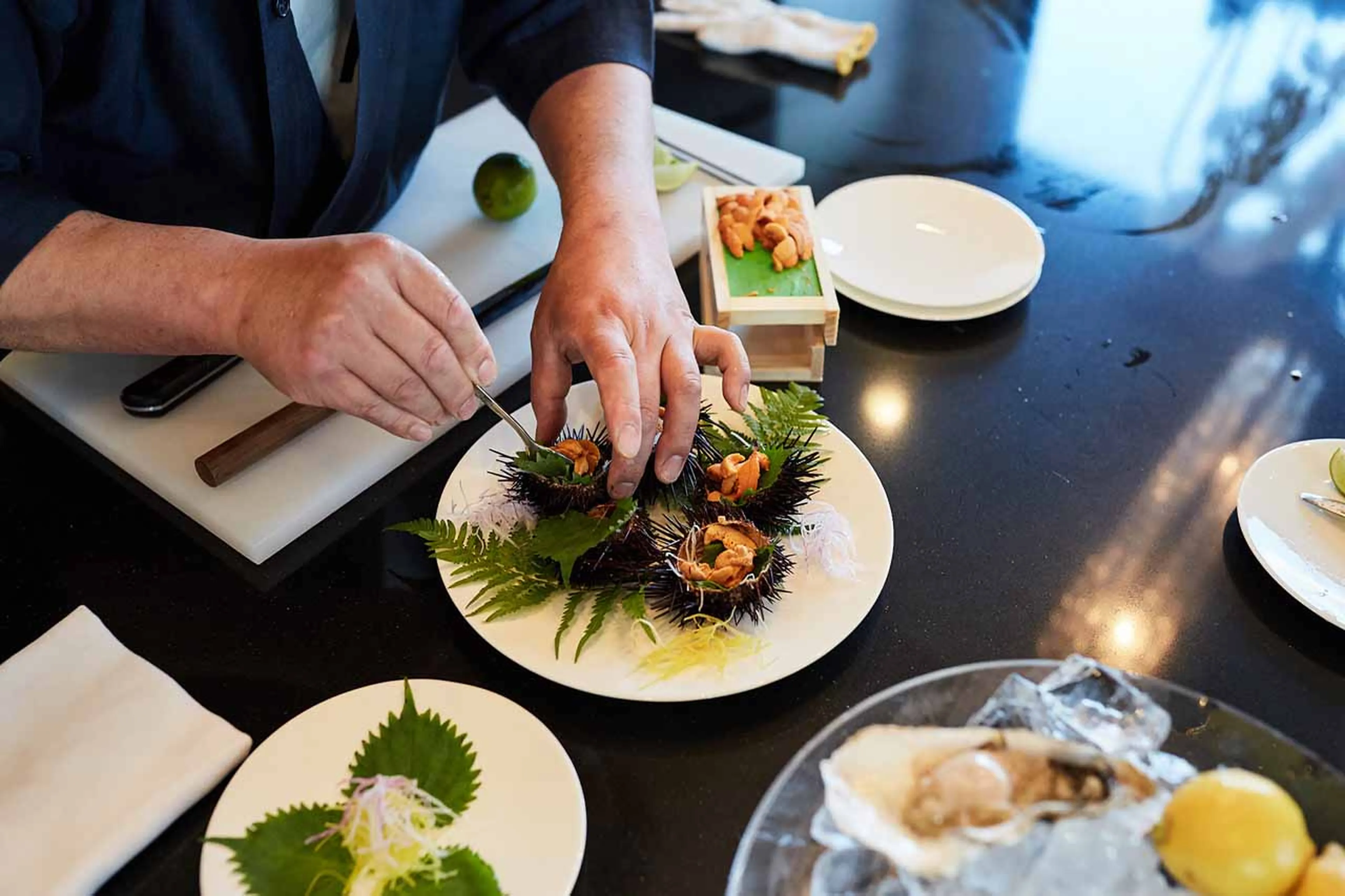 Canapes at Seasons Residence in Niseko
