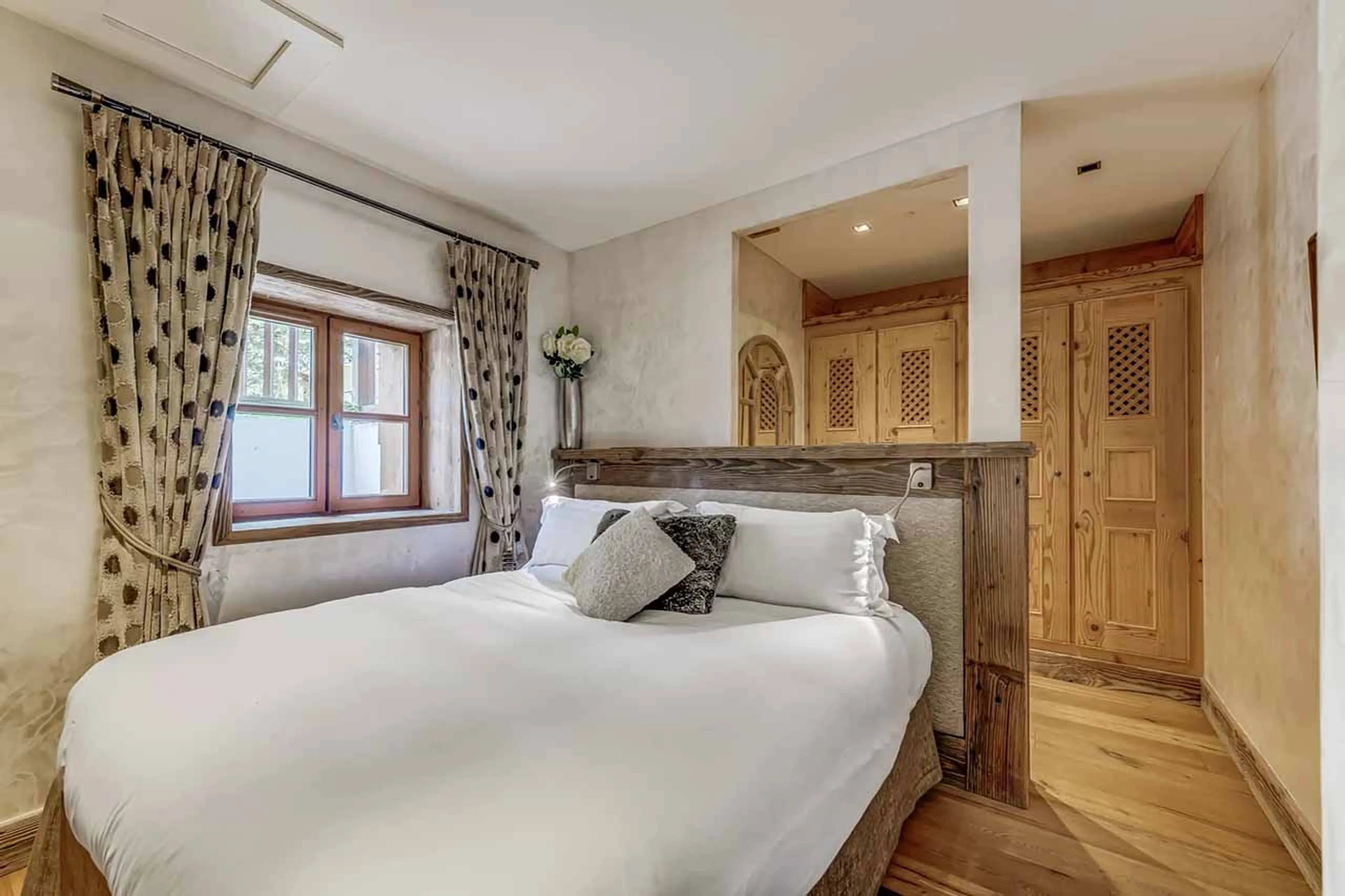 Bedroom one of Chalet St. Christophe in Courchevel 1850