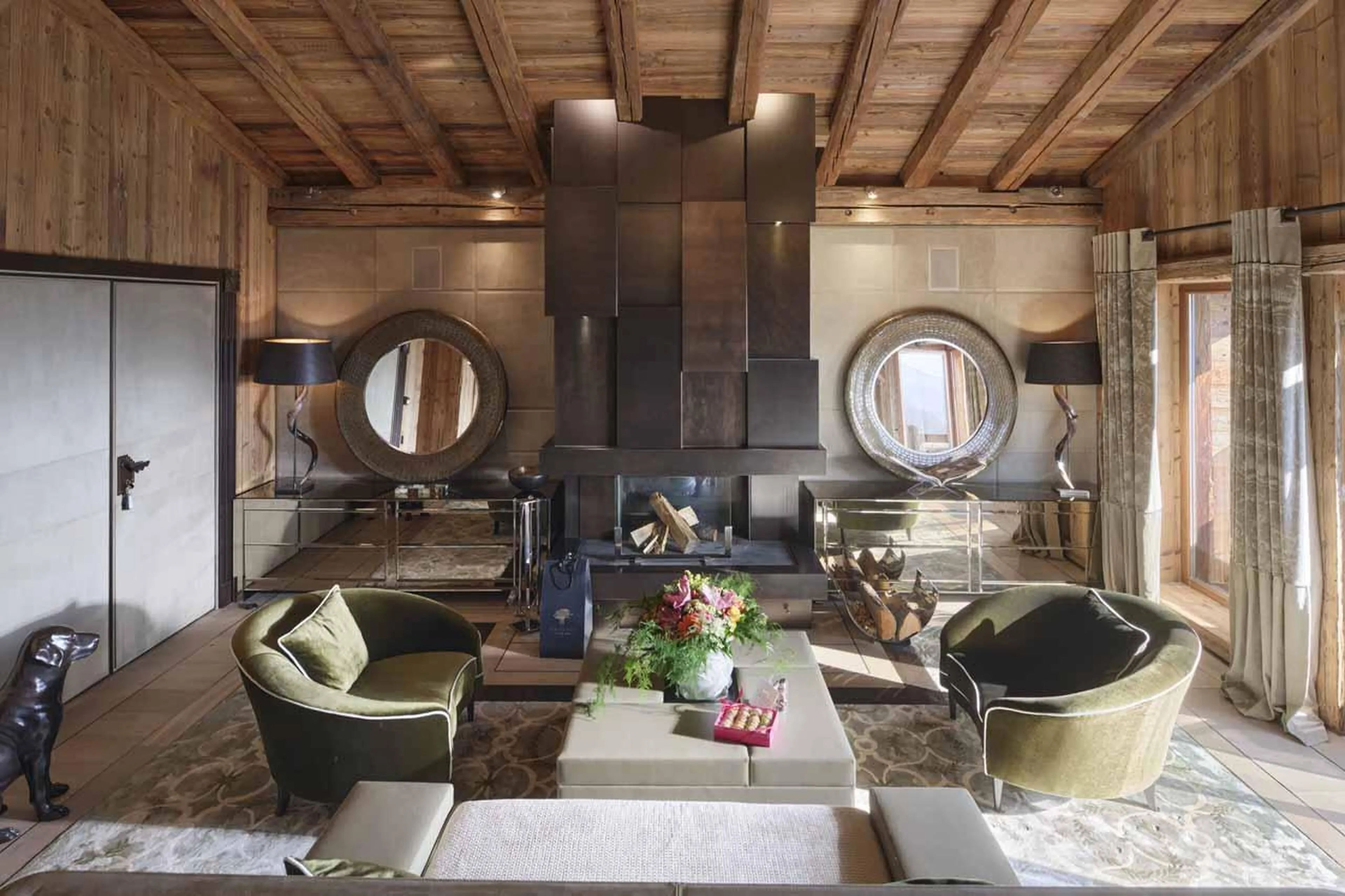 Bedroom three lounge at Chalet Sun in Megeve